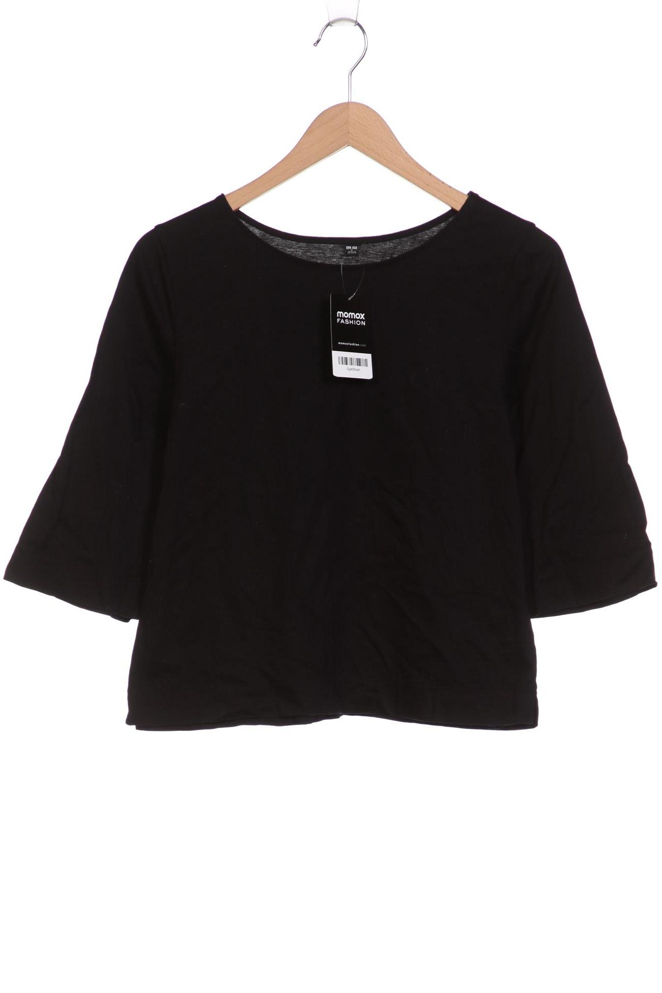 

uniqlo Damen Langarmshirt, schwarz, Gr. 36