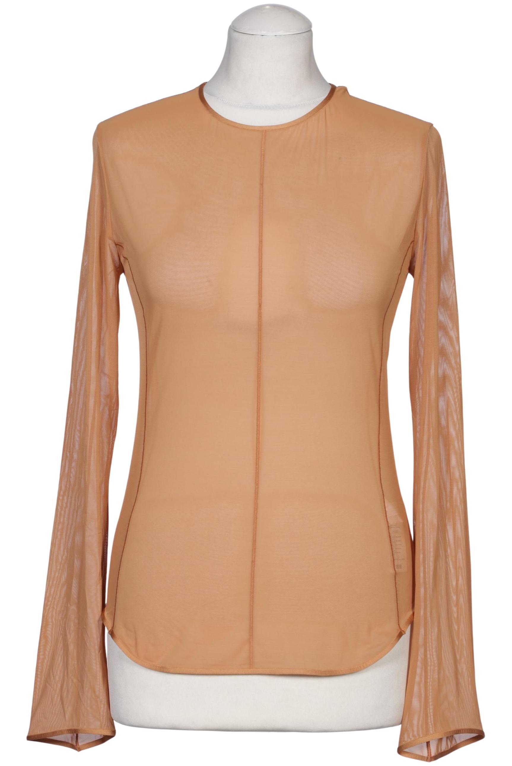 

uniqlo Damen Langarmshirt, beige, Gr. 36