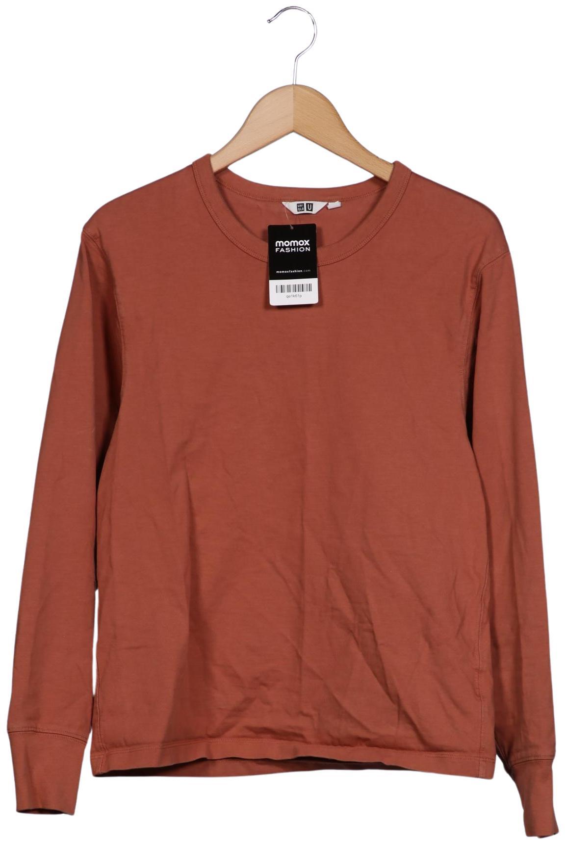 

uniqlo Damen Langarmshirt, braun, Gr. 38