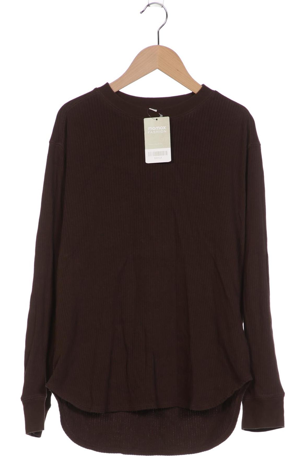 

uniqlo Damen Langarmshirt, braun, Gr. 36