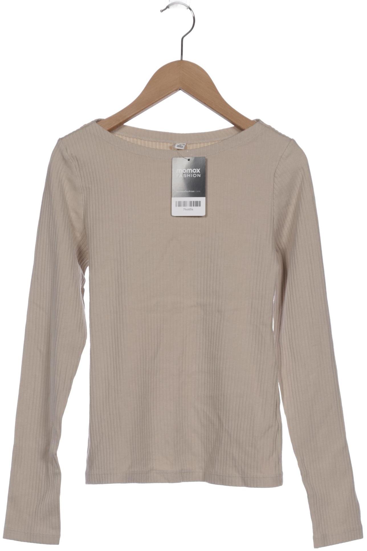 

uniqlo Damen Langarmshirt, beige