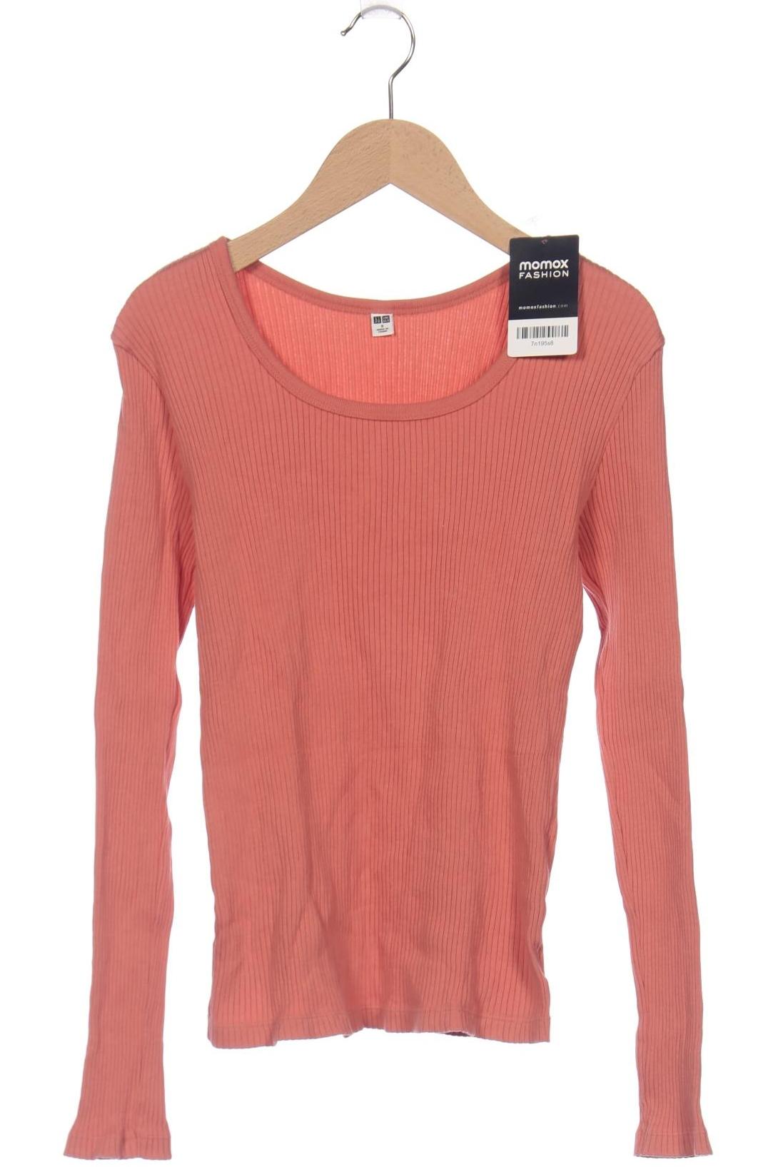 

uniqlo Damen Langarmshirt, orange, Gr. 36