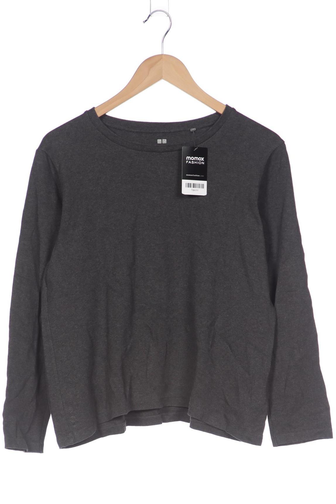

uniqlo Damen Langarmshirt, grau, Gr. 42