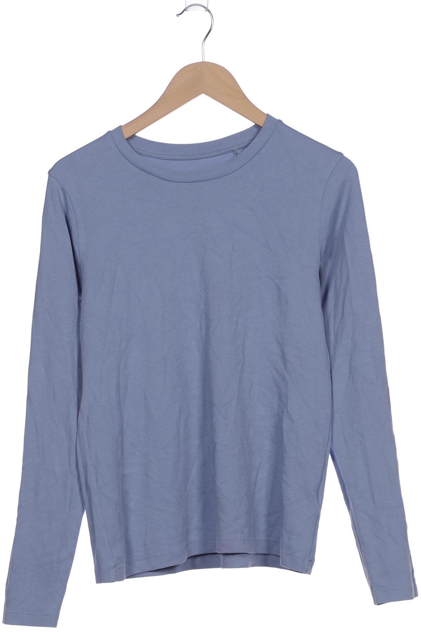 

uniqlo Damen Langarmshirt, blau, Gr. 38