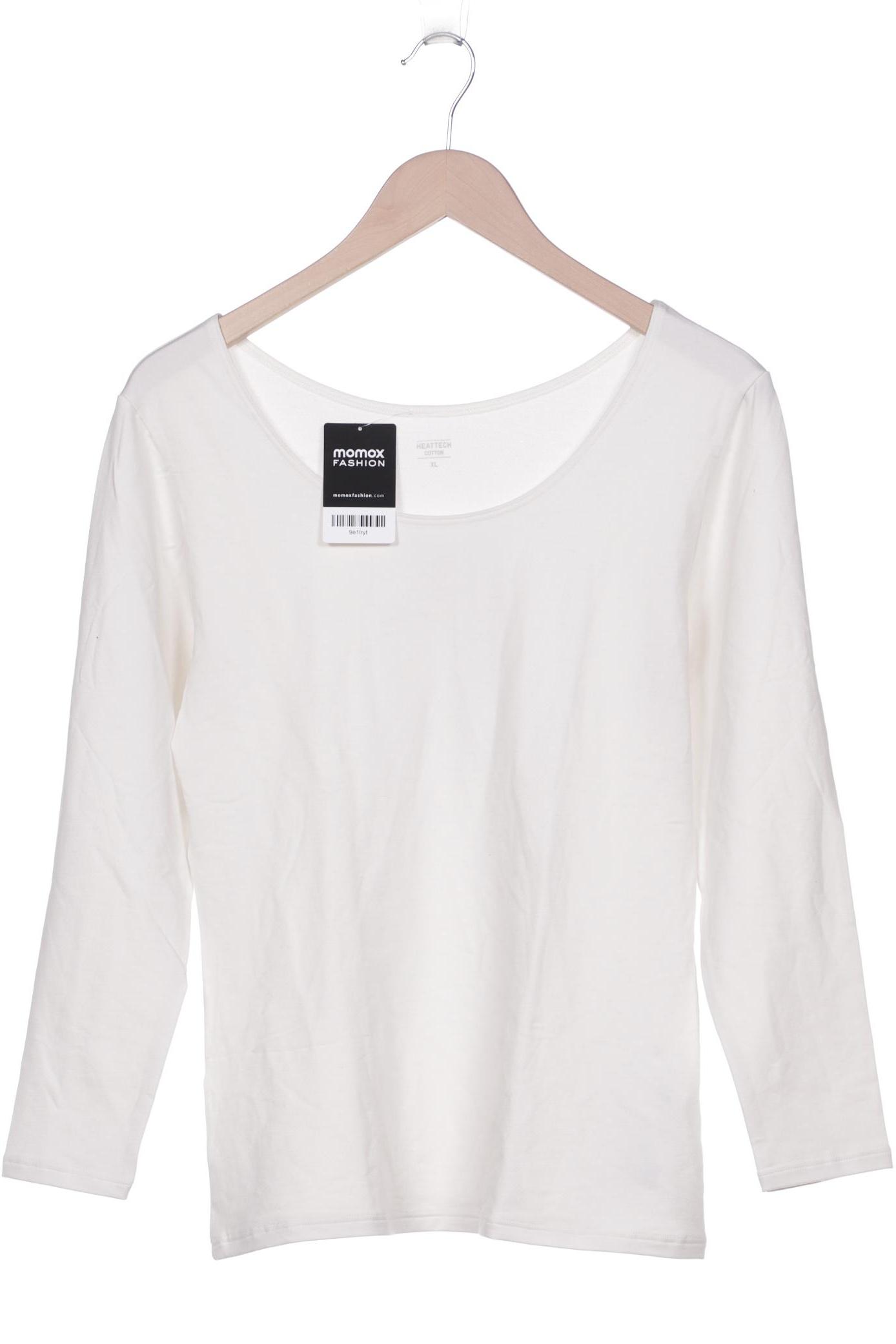 

uniqlo Damen Langarmshirt, cremeweiß