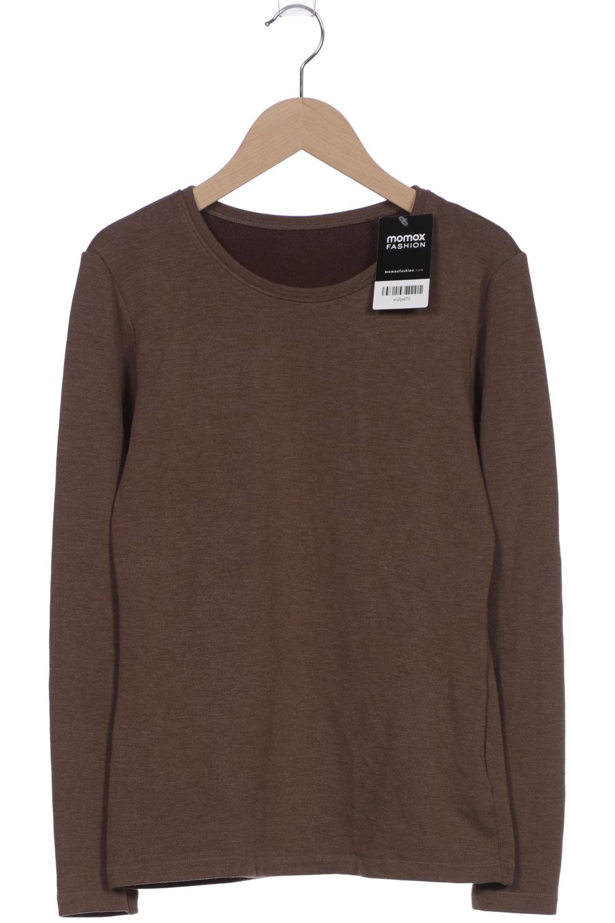 

uniqlo Damen Langarmshirt, braun, Gr. 36