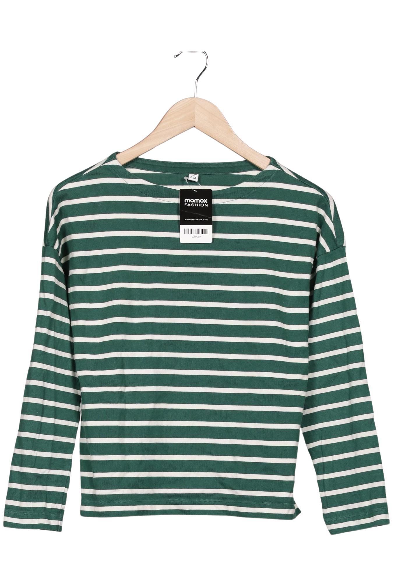 

uniqlo Damen Langarmshirt, grün, Gr. 34