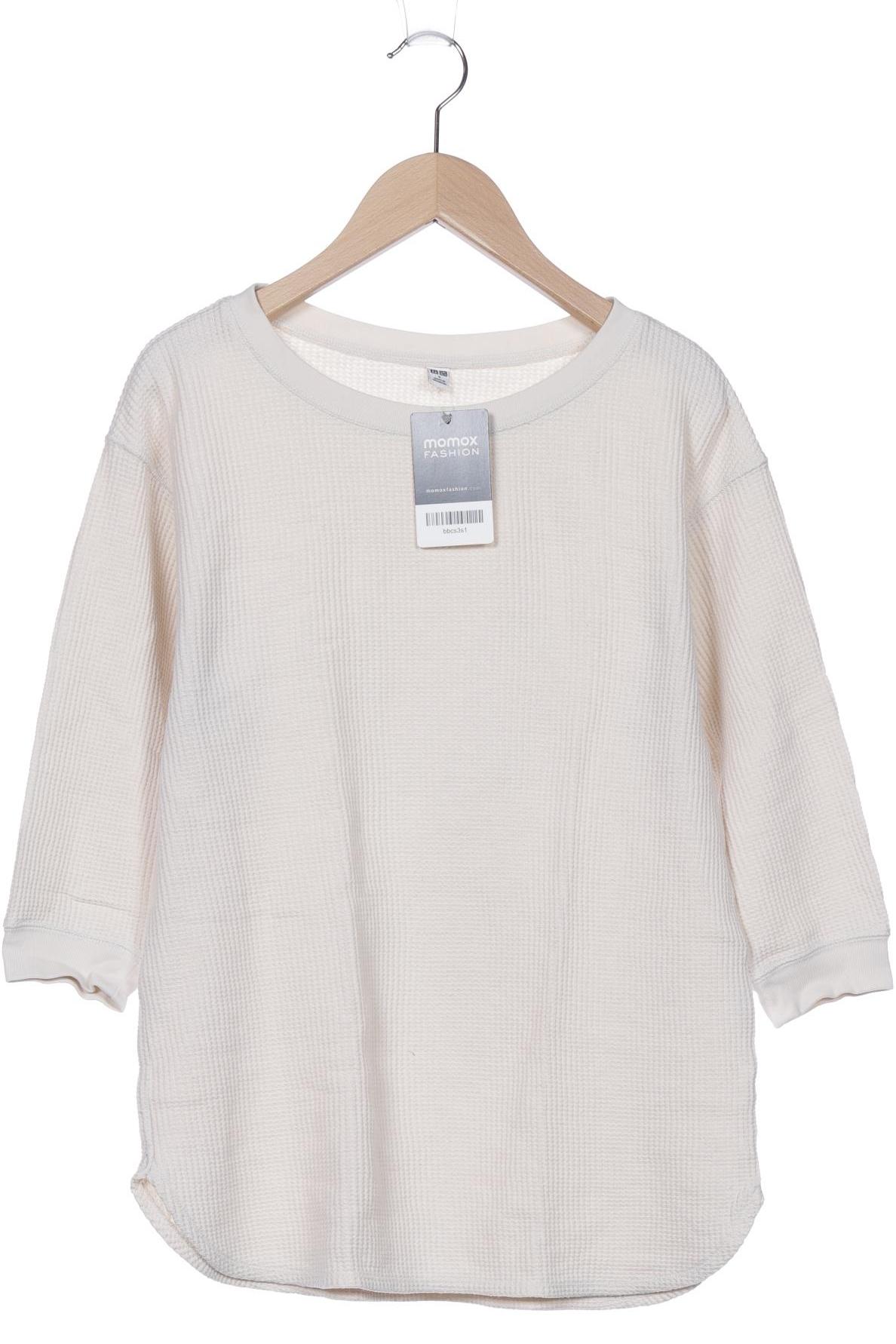 

uniqlo Damen Langarmshirt, cremeweiß, Gr. 36