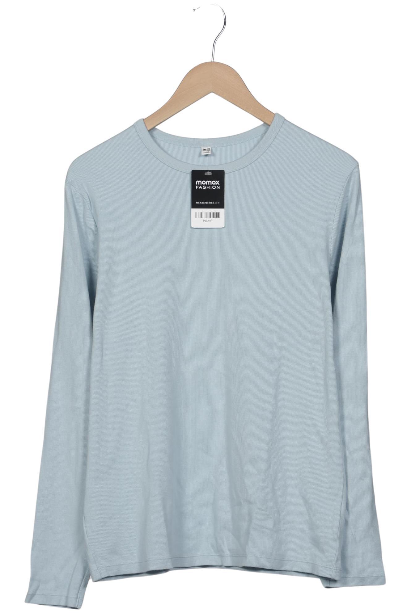 

uniqlo Damen Langarmshirt, hellblau, Gr. 46