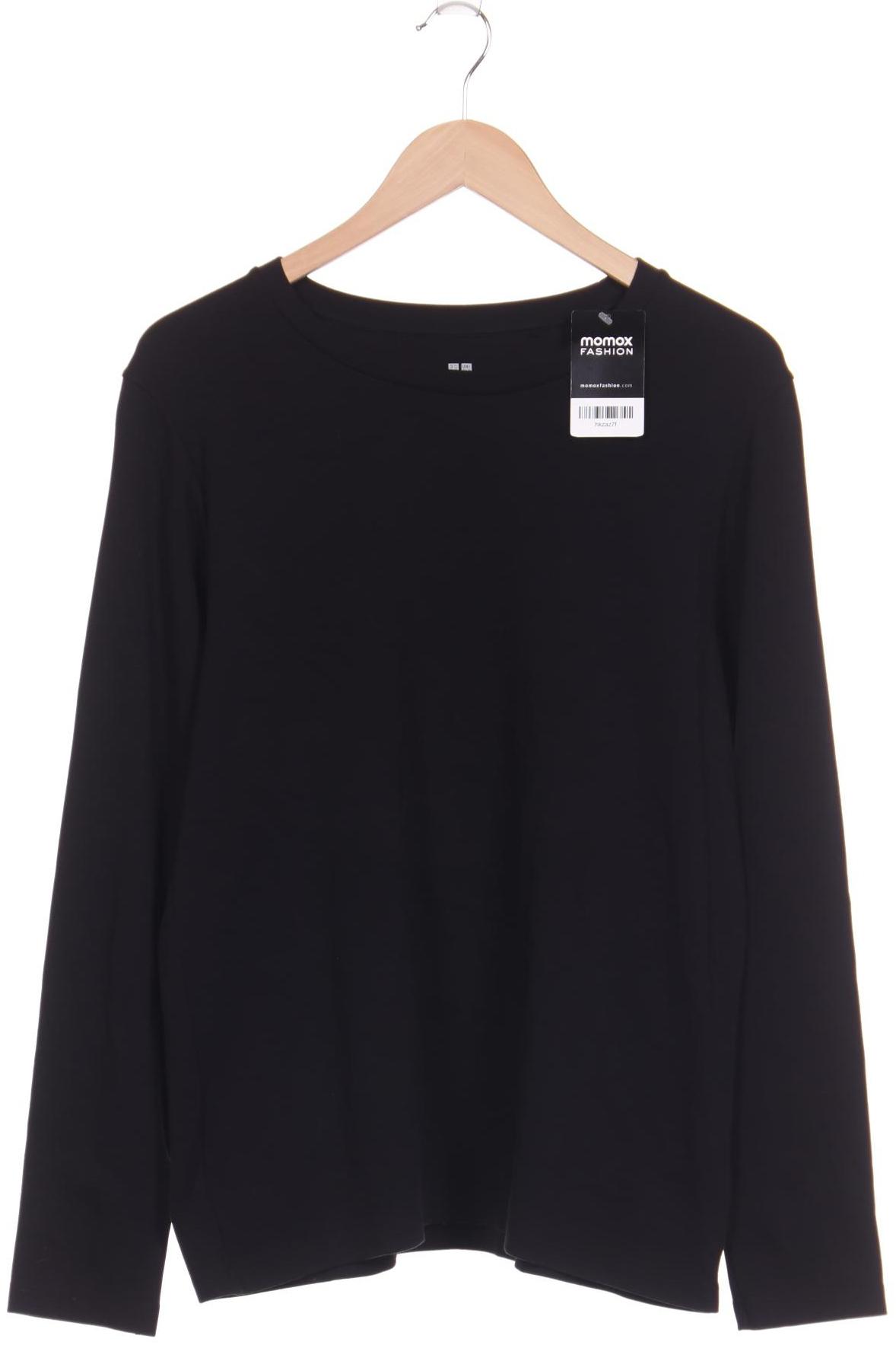

uniqlo Damen Langarmshirt, schwarz, Gr. 44