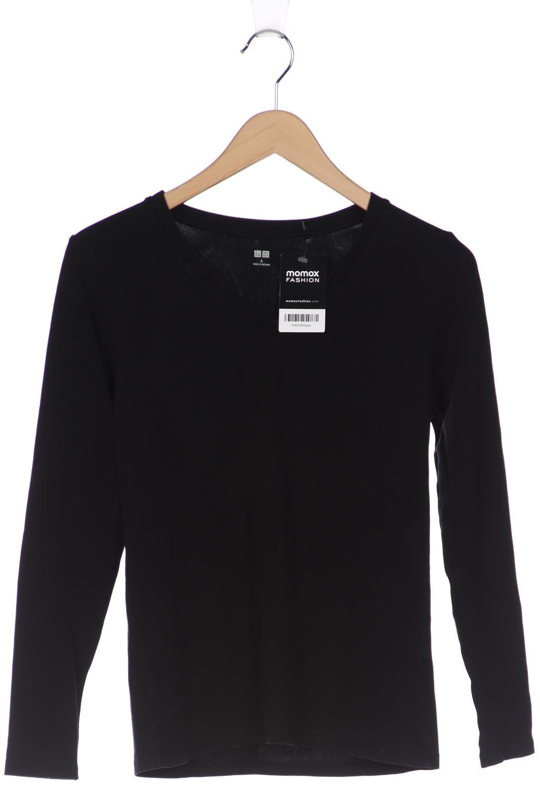 

uniqlo Damen Langarmshirt, schwarz, Gr. 36