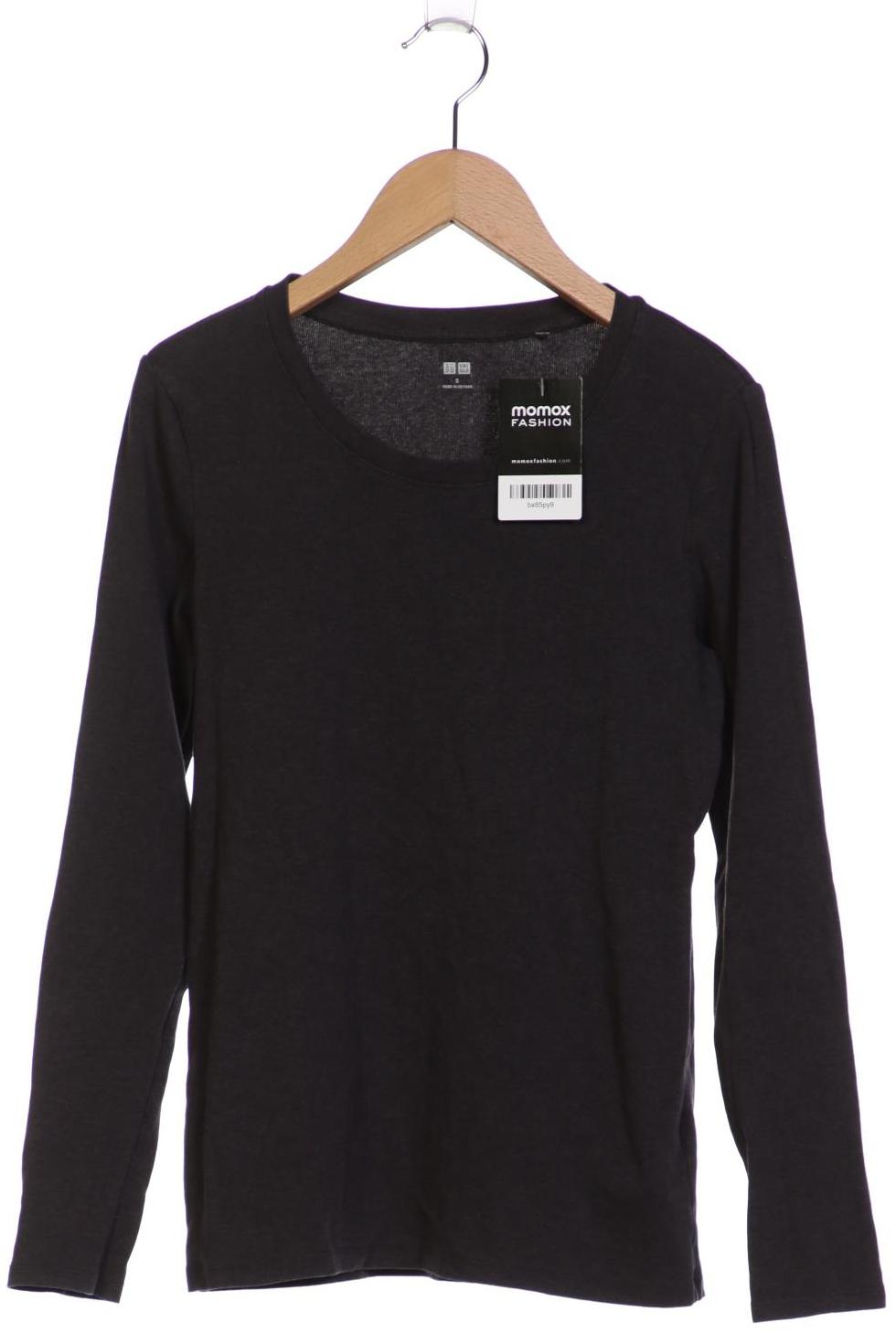 

uniqlo Damen Langarmshirt, grau, Gr. 36