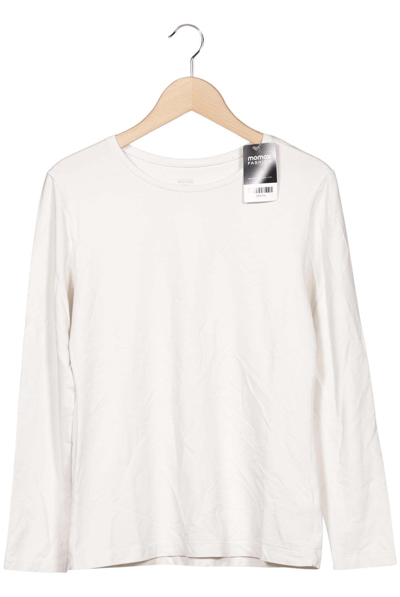 

uniqlo Damen Langarmshirt, weiß, Gr. 42