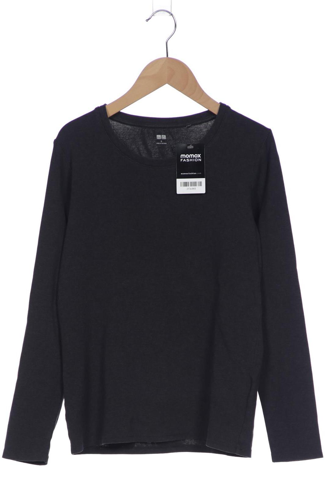 

uniqlo Damen Langarmshirt, grau, Gr. 36