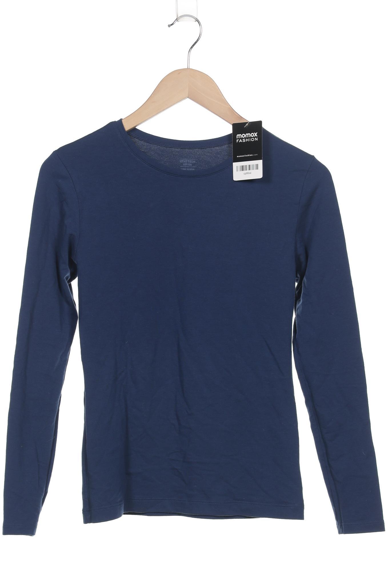 

uniqlo Damen Langarmshirt, marineblau, Gr. 36