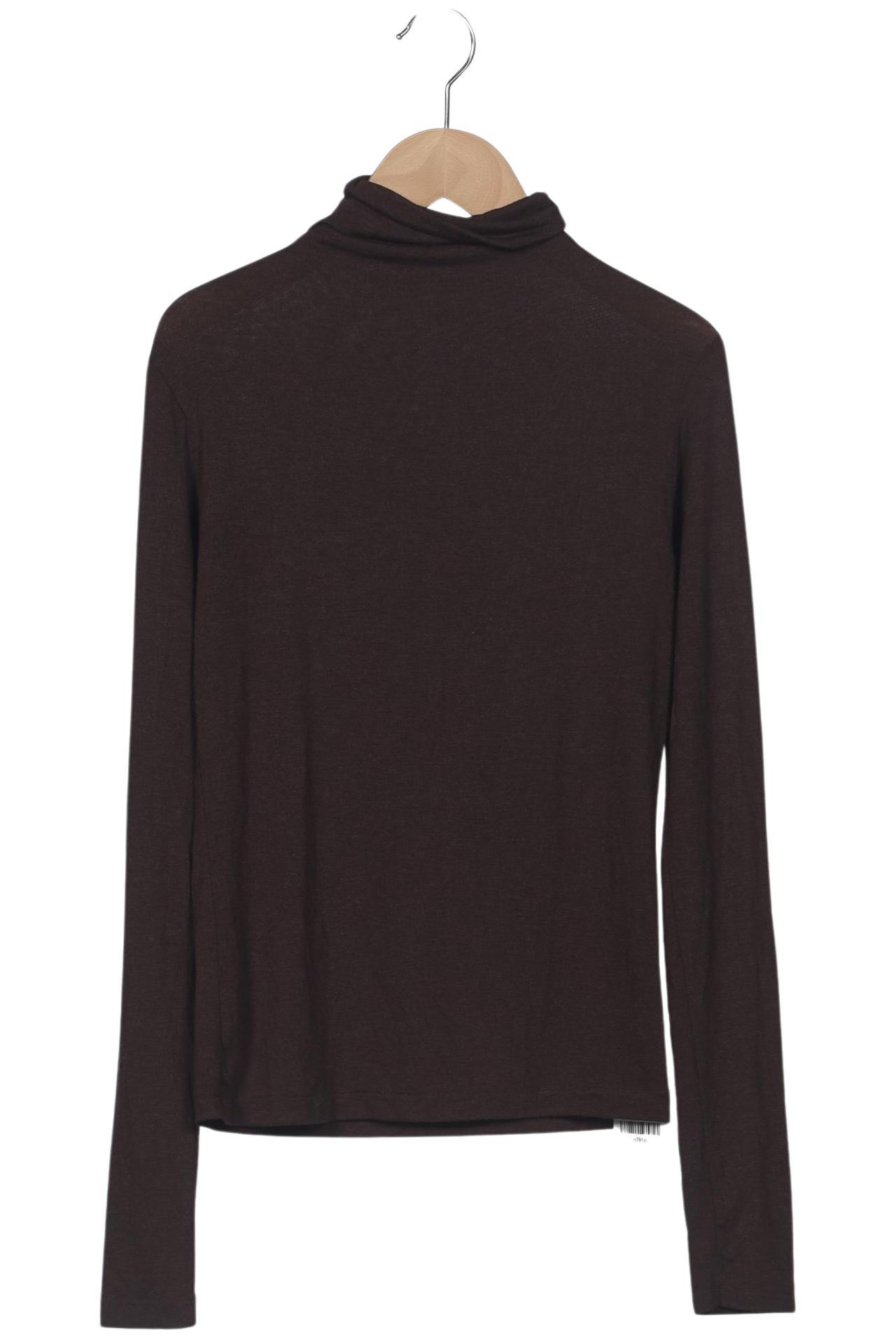 

uniqlo Damen Langarmshirt, braun, Gr. 34