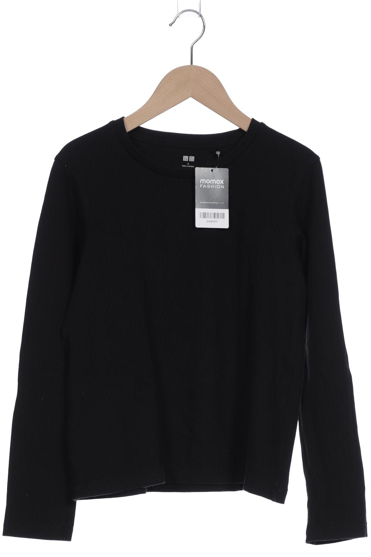 

uniqlo Damen Langarmshirt, schwarz, Gr. 36