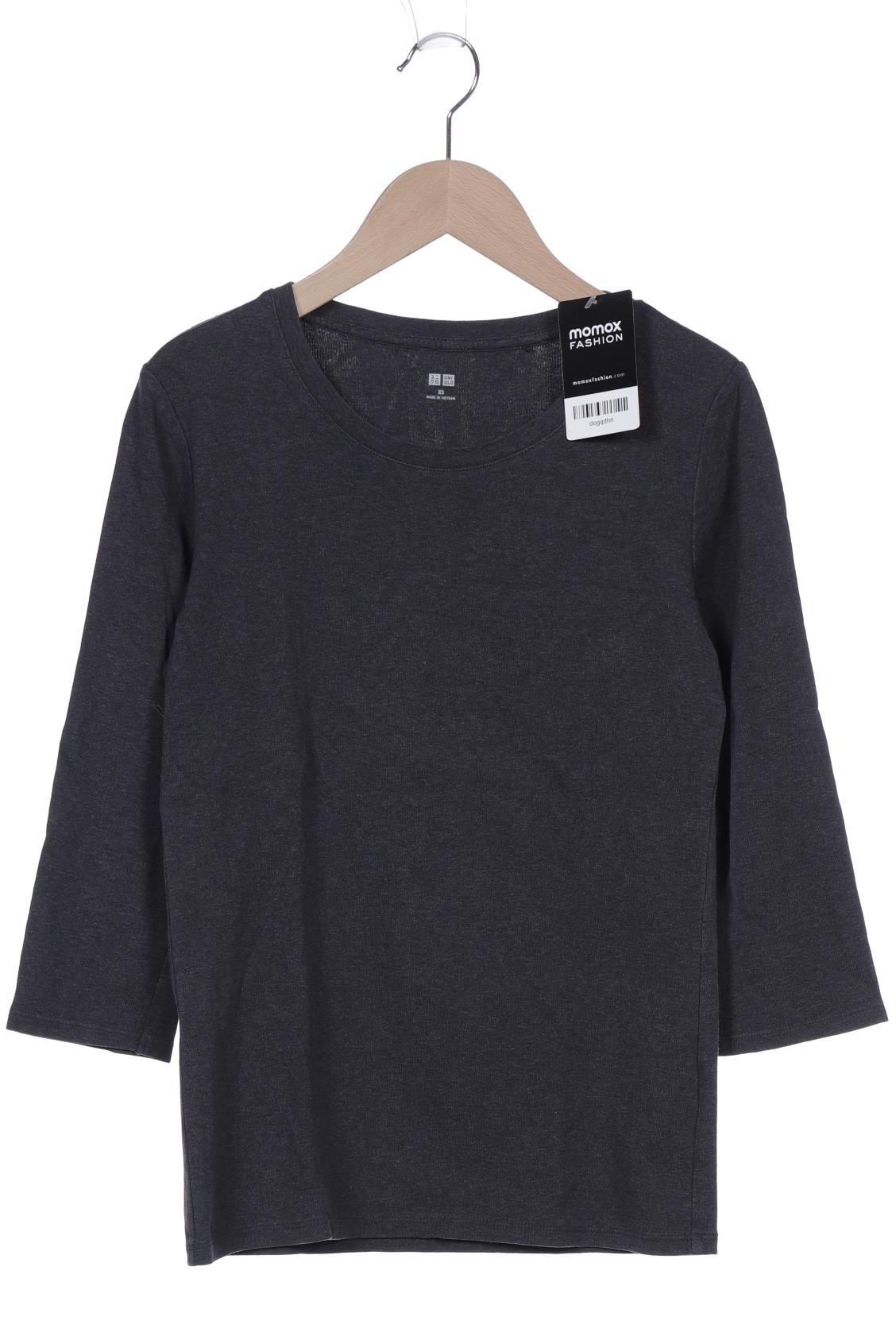 

uniqlo Damen Langarmshirt, grau