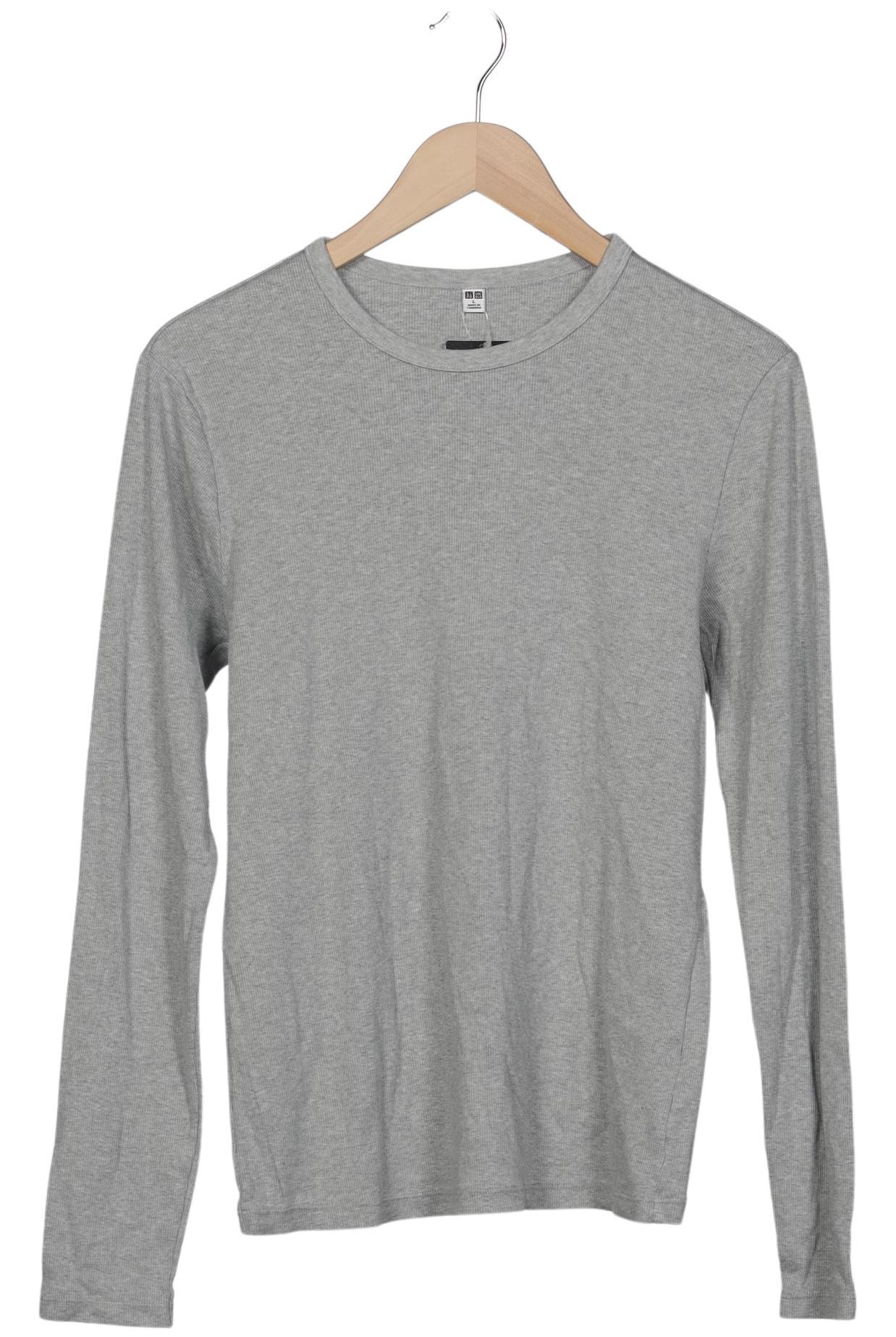 

uniqlo Damen Langarmshirt, grau, Gr. 42