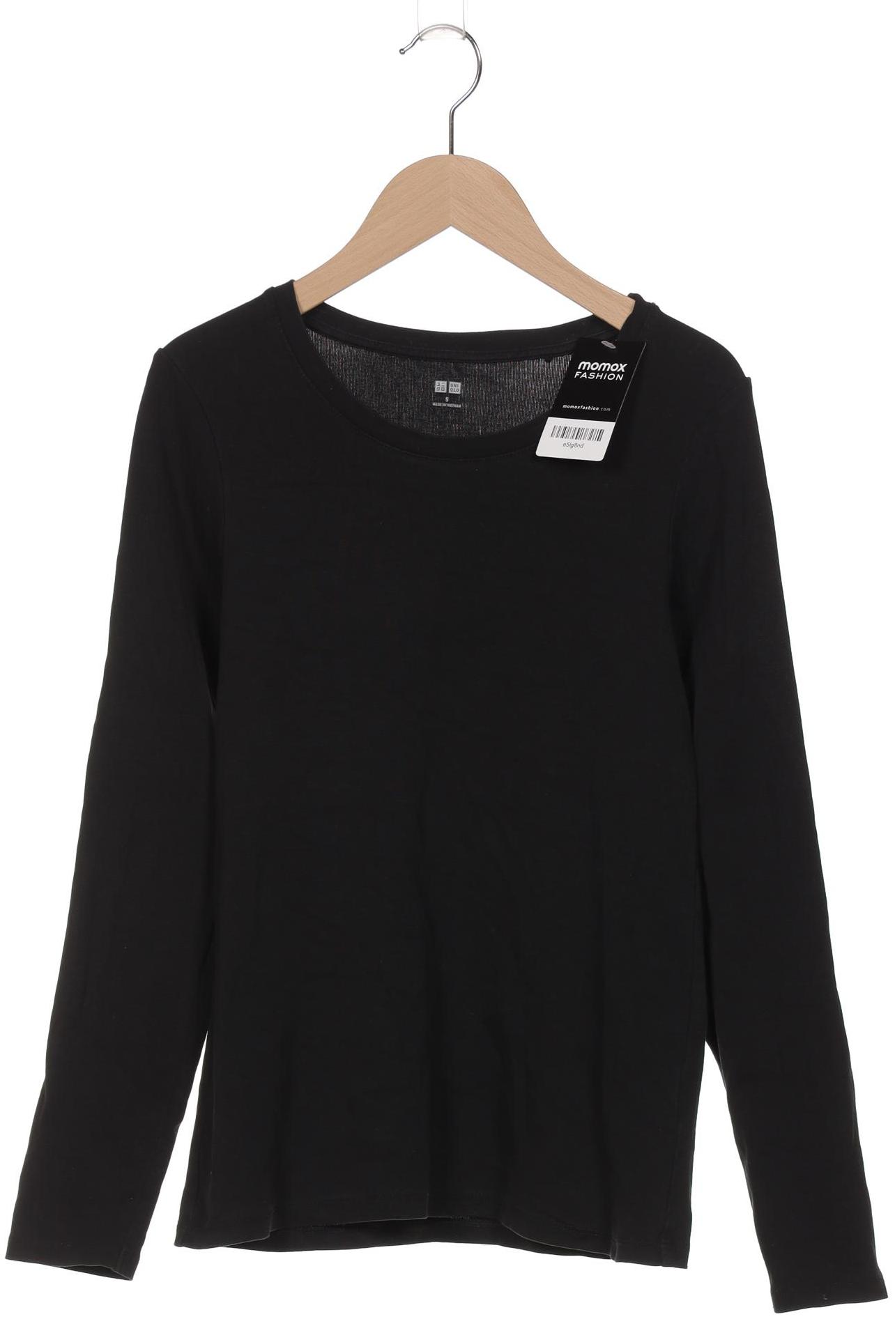 

uniqlo Damen Langarmshirt, schwarz, Gr. 36