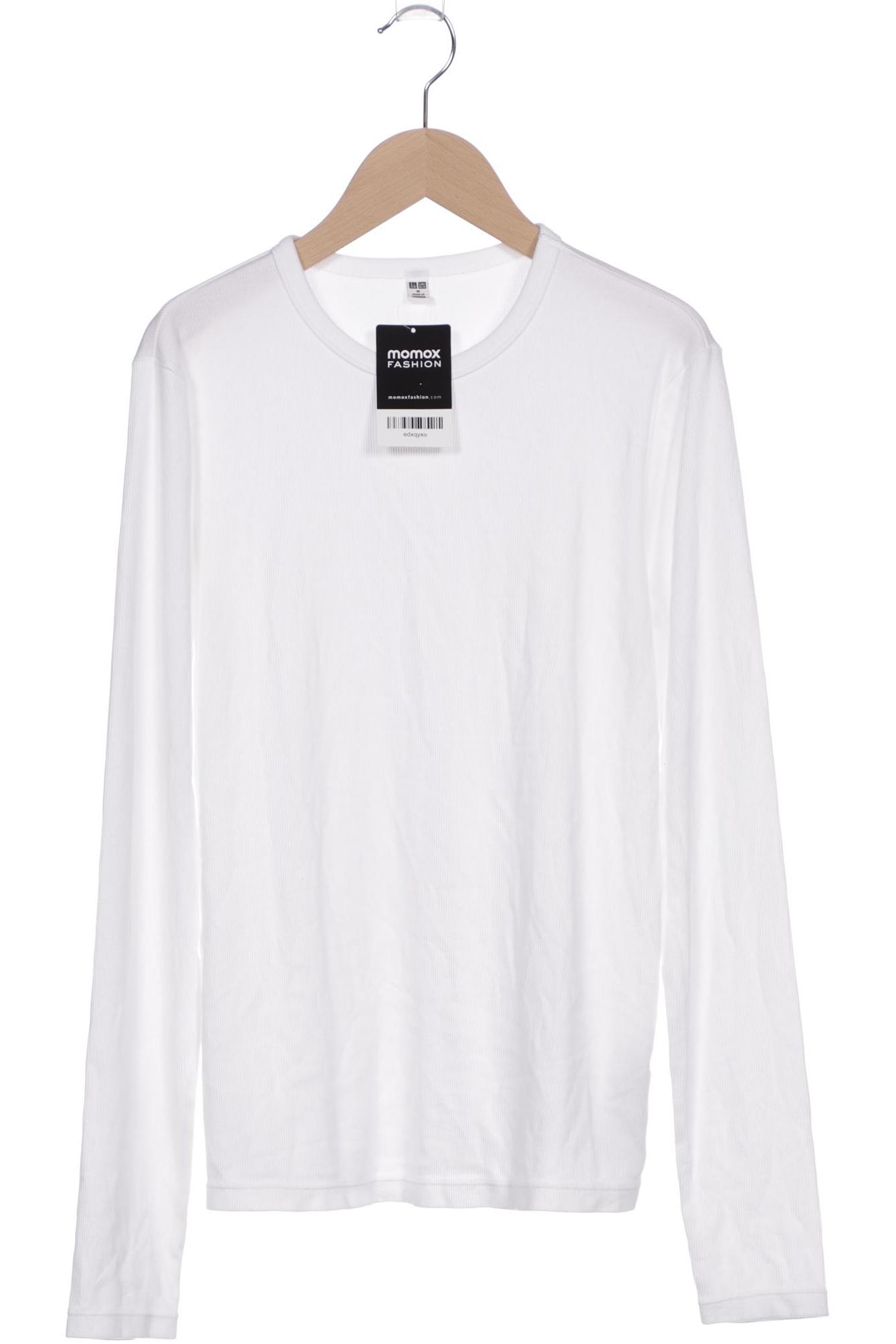 

uniqlo Damen Langarmshirt, weiß, Gr. 38