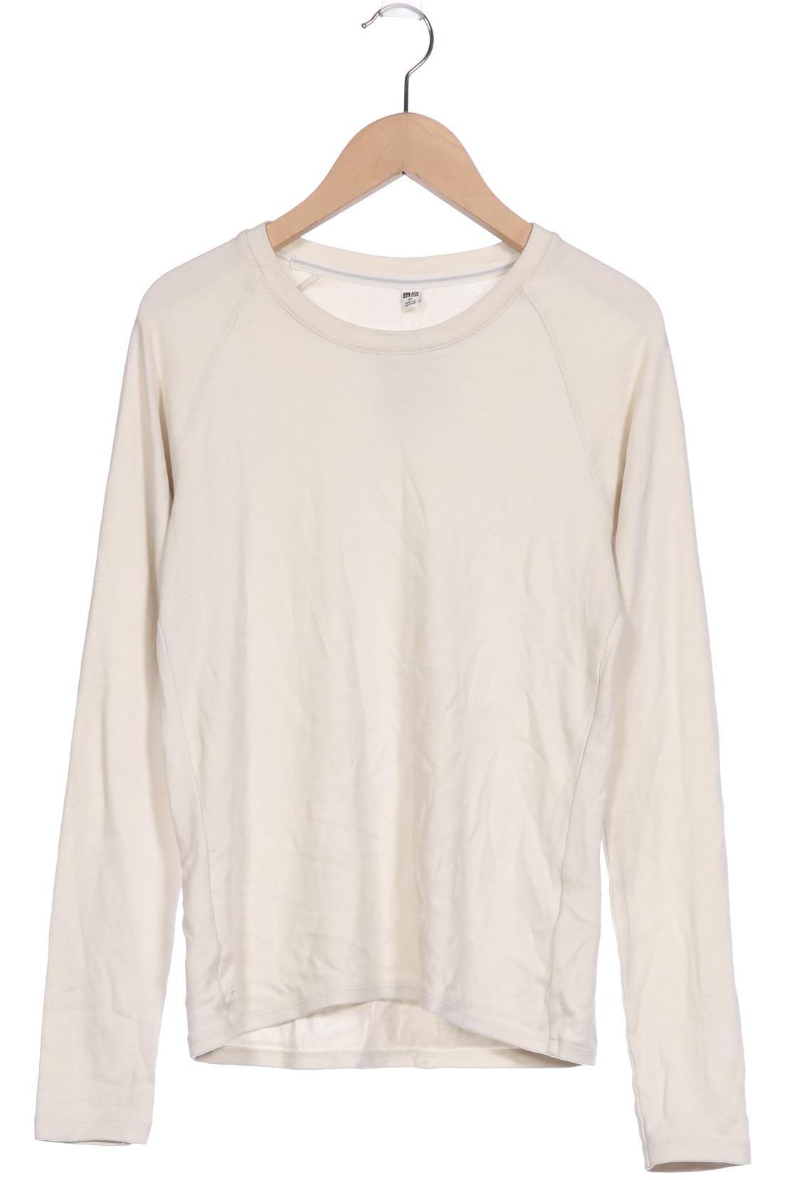 

uniqlo Damen Langarmshirt, cremeweiß