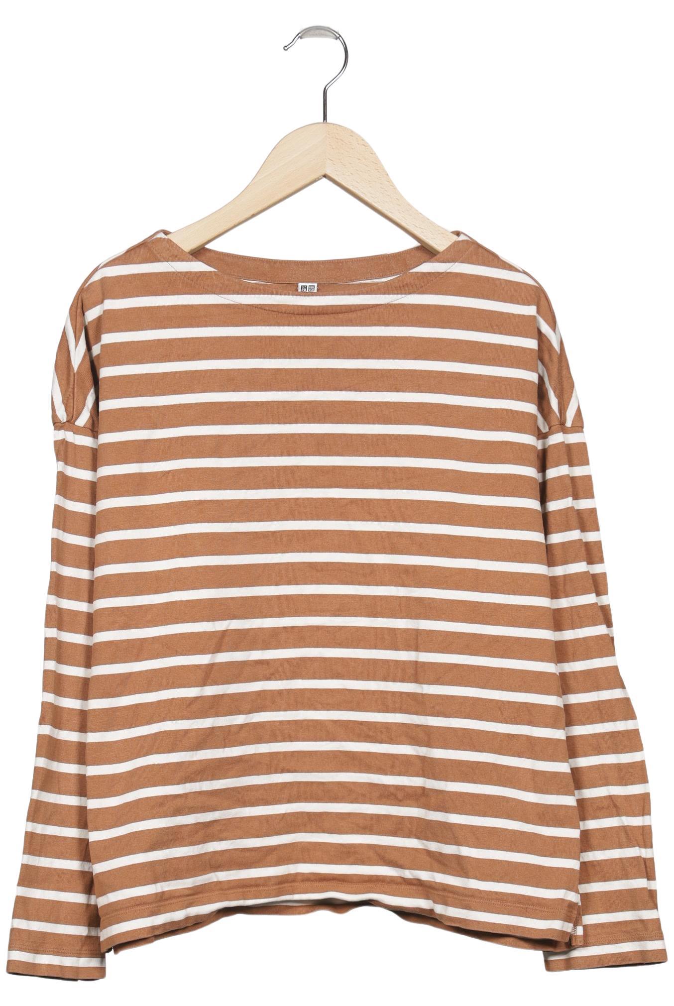 

uniqlo Damen Langarmshirt, mehrfarbig, Gr. 38