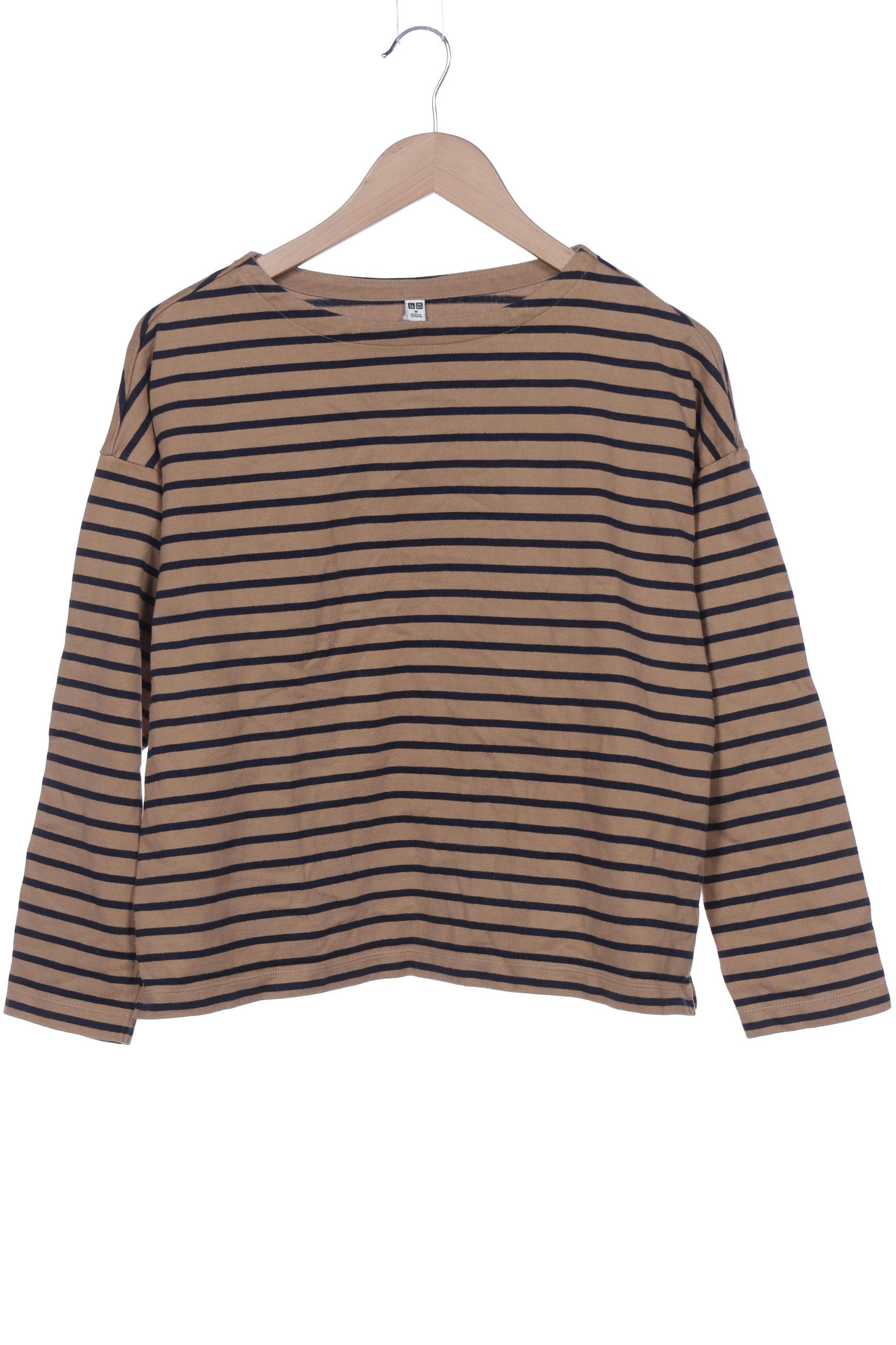 

uniqlo Damen Langarmshirt, braun, Gr. 38