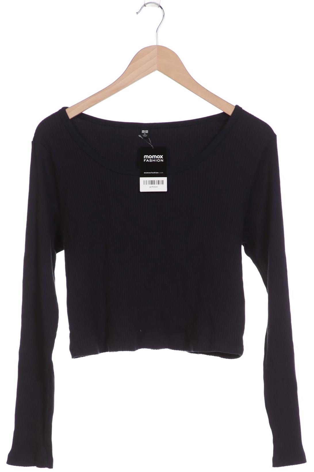 

uniqlo Damen Langarmshirt, marineblau, Gr. 44
