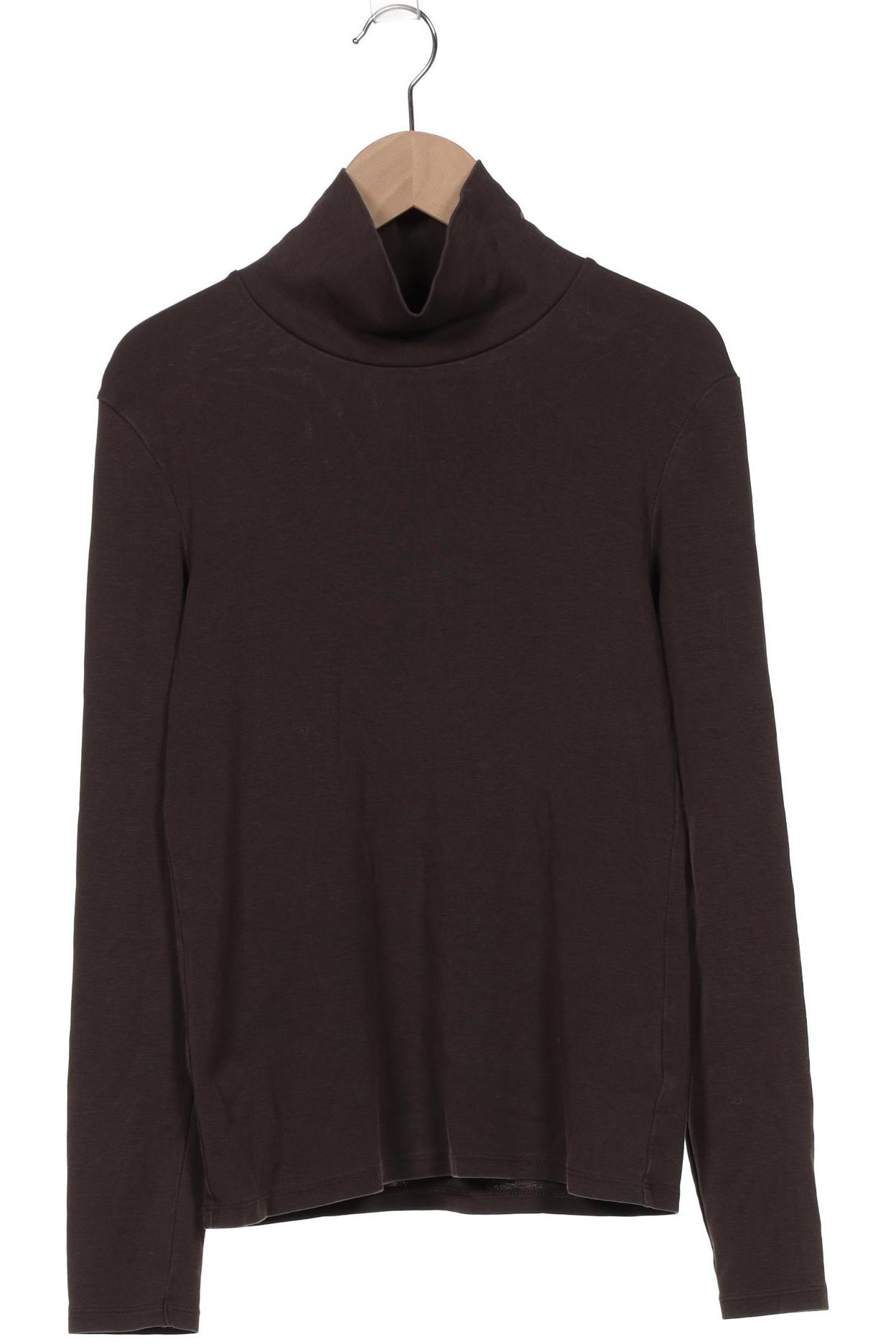 

uniqlo Damen Langarmshirt, braun, Gr. 34