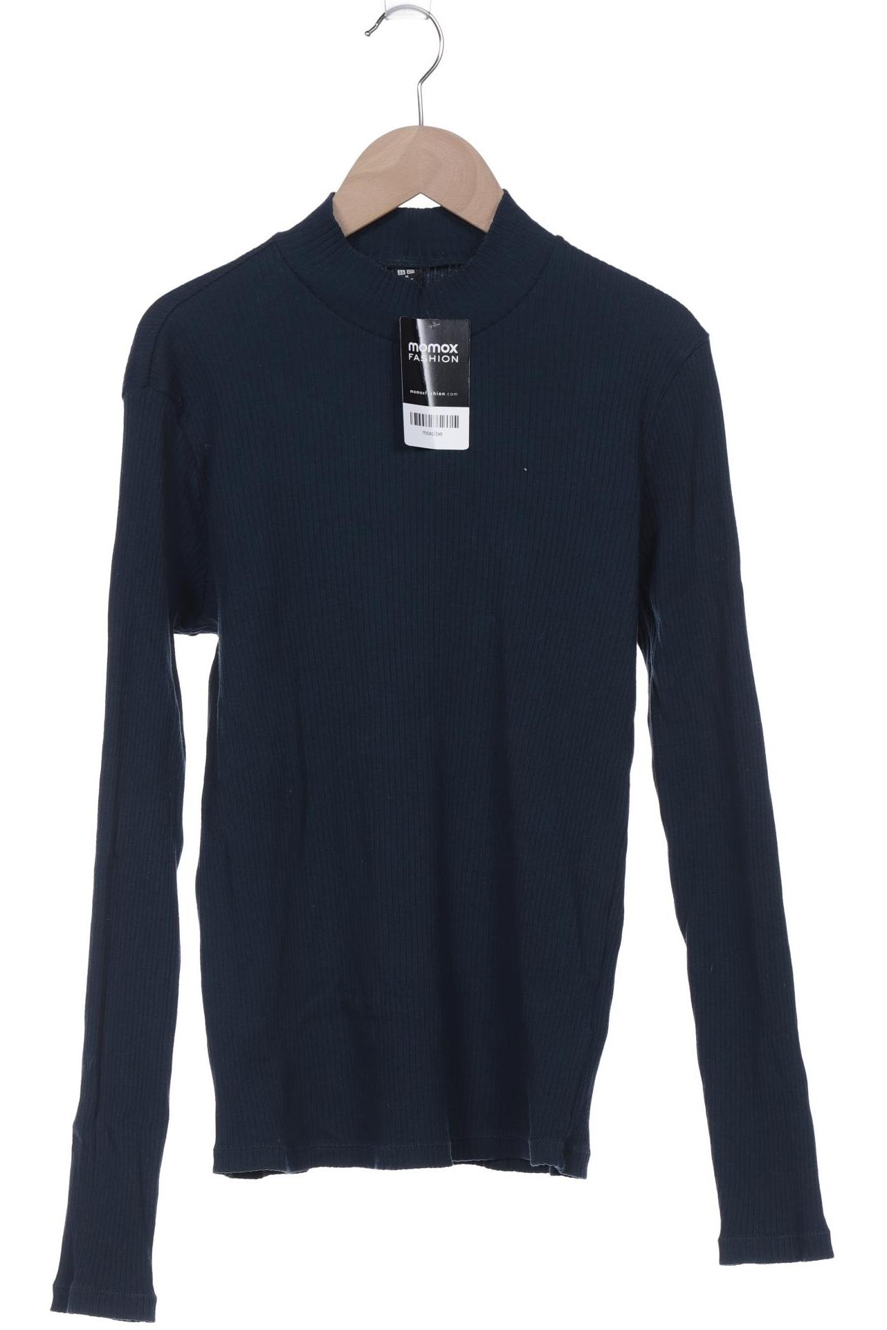 

uniqlo Damen Langarmshirt, türkis, Gr. 38