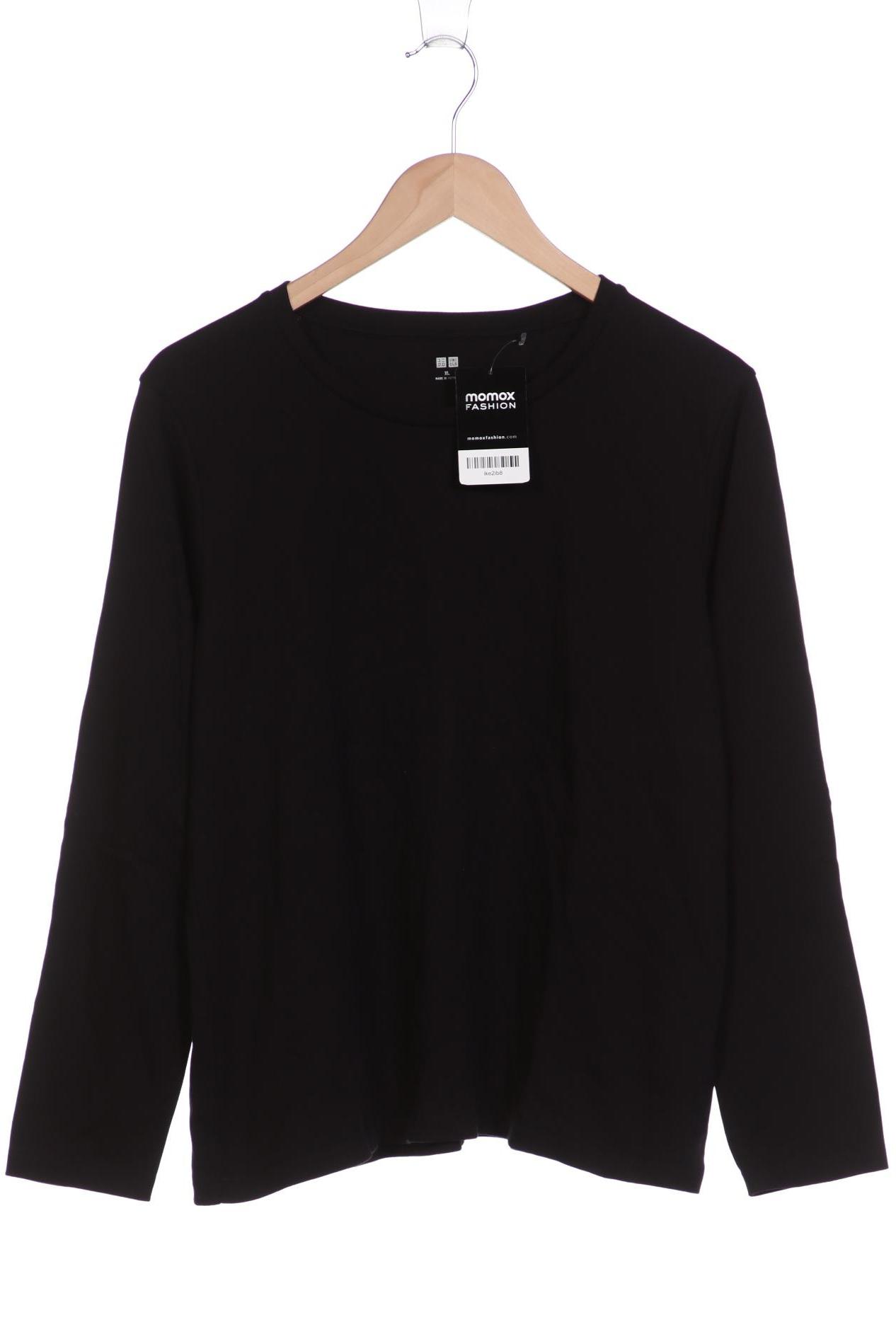 

uniqlo Damen Langarmshirt, schwarz