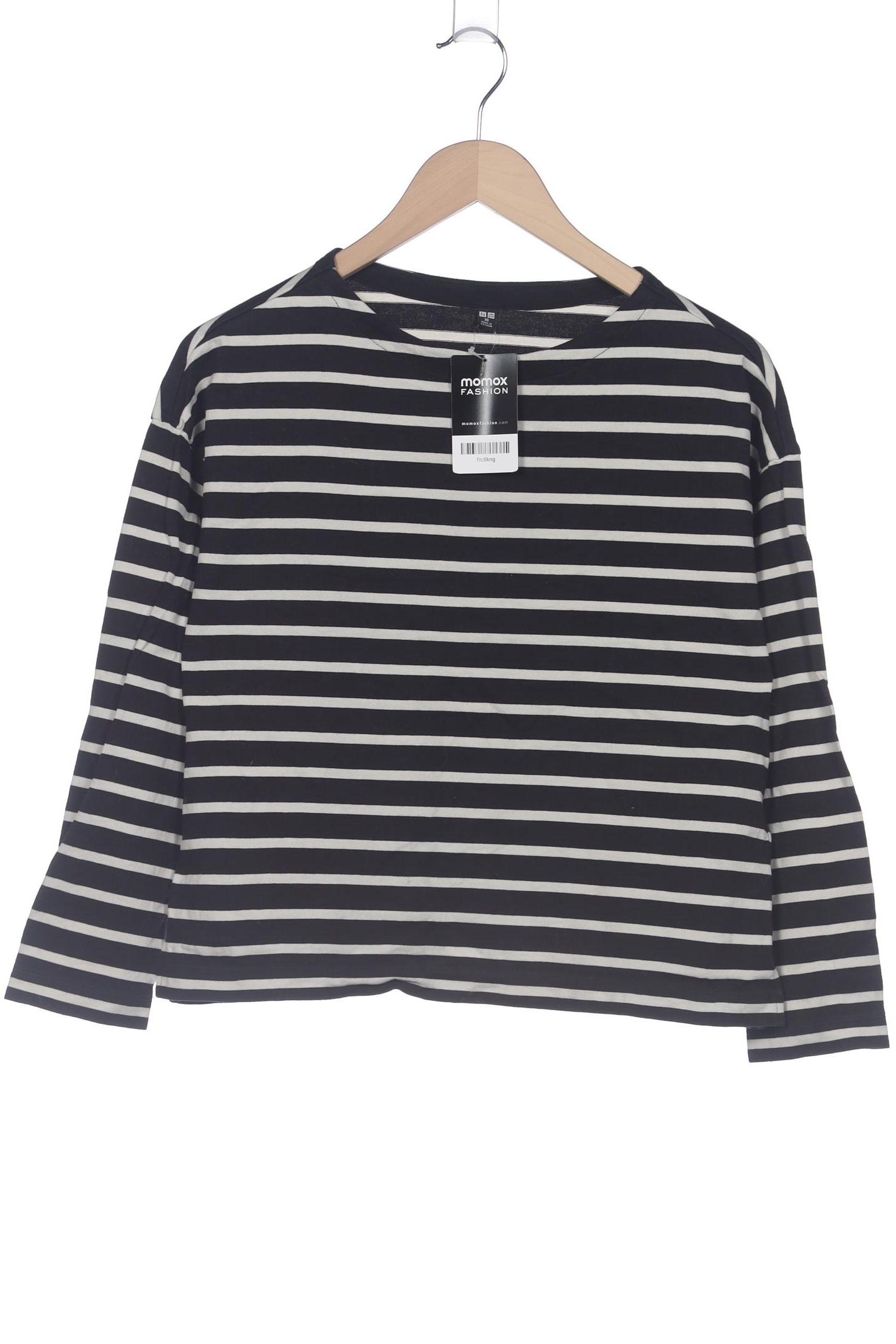 

uniqlo Damen Langarmshirt, schwarz, Gr. 34