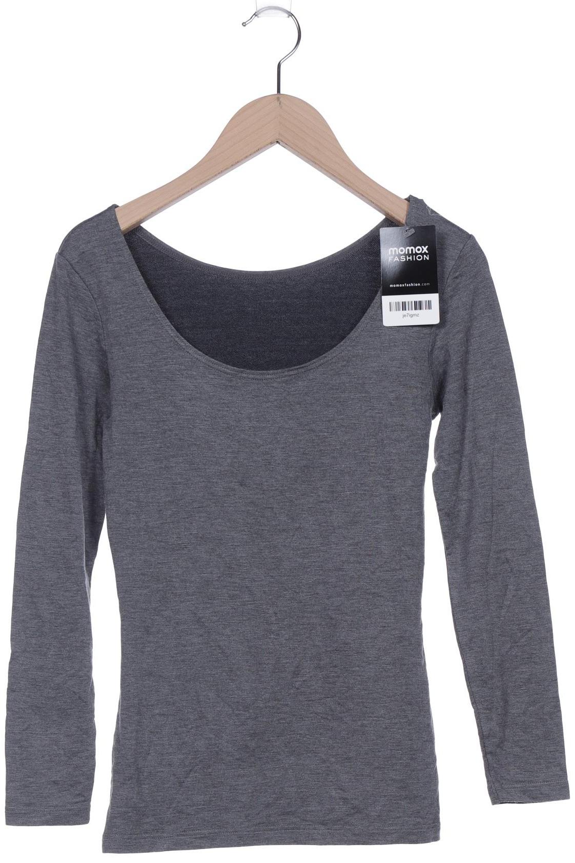 

uniqlo Damen Langarmshirt, grau, Gr. 36