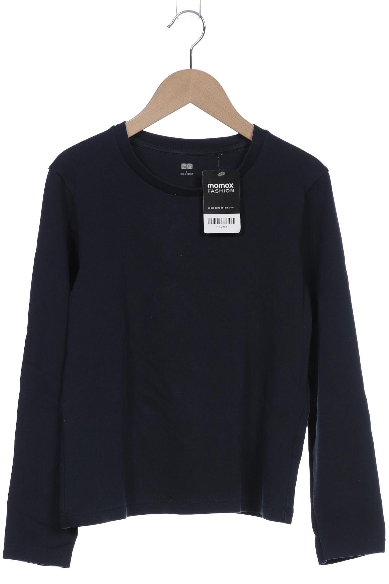 

uniqlo Damen Langarmshirt, marineblau, Gr. 36