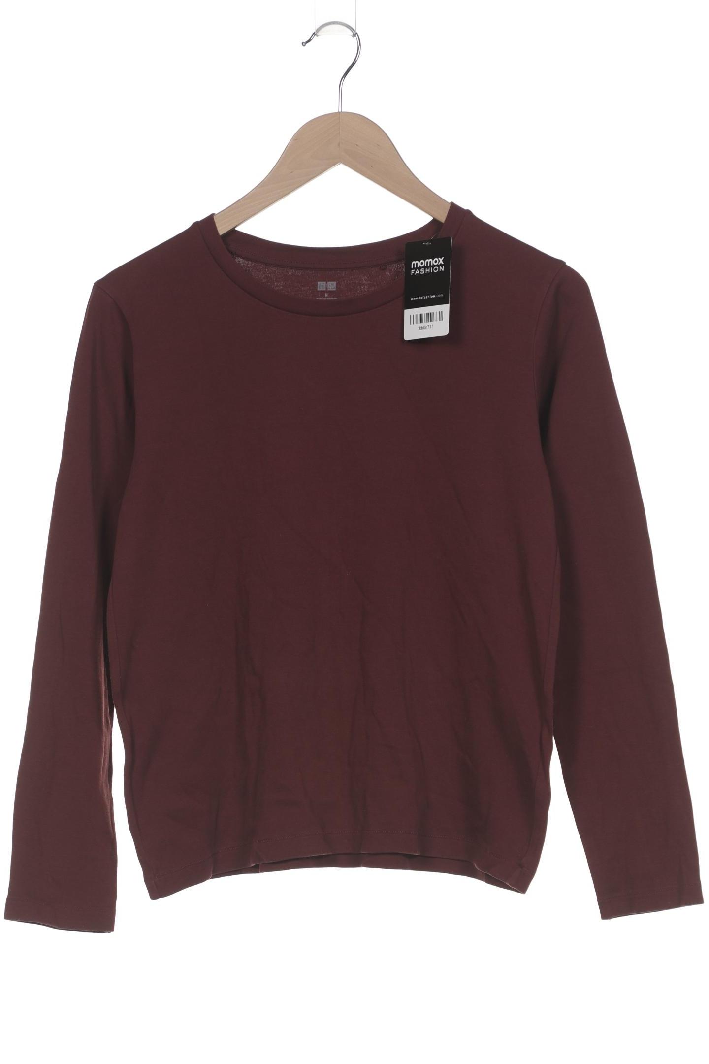 

uniqlo Damen Langarmshirt, bordeaux, Gr. 38
