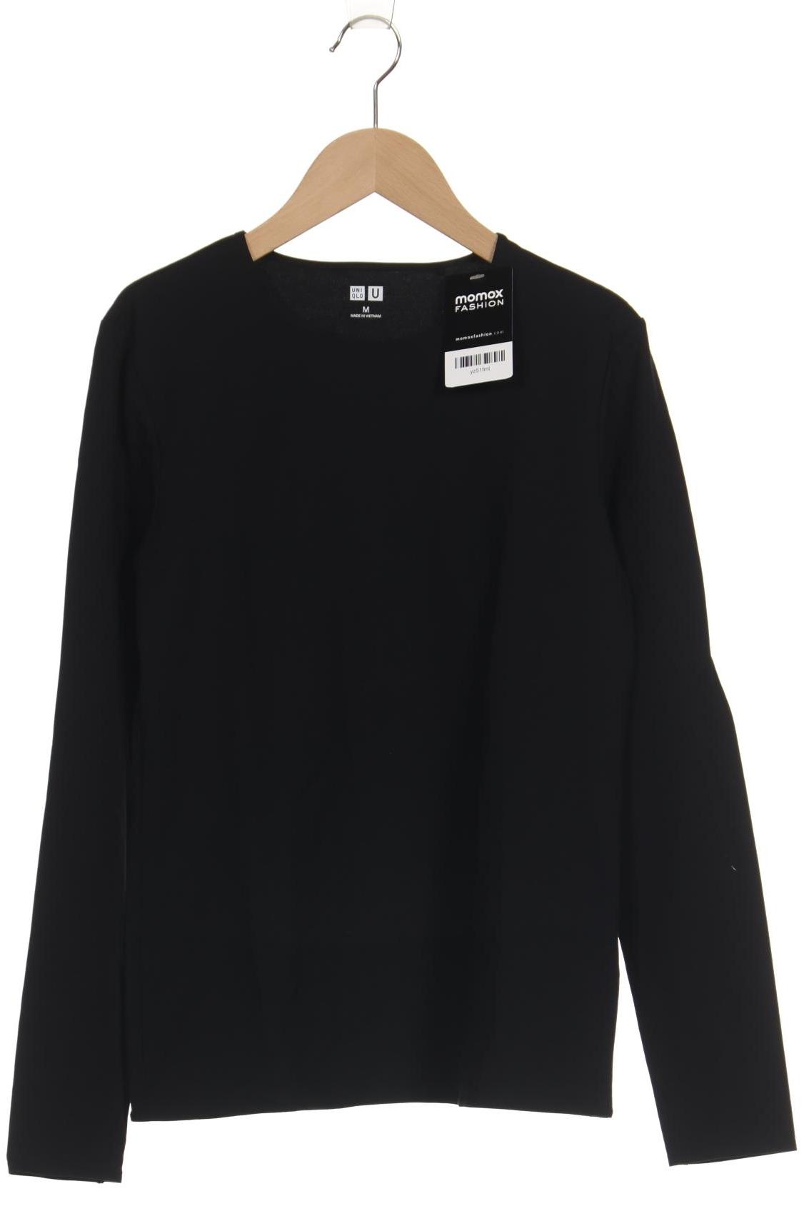 

uniqlo Damen Langarmshirt, schwarz, Gr. 38