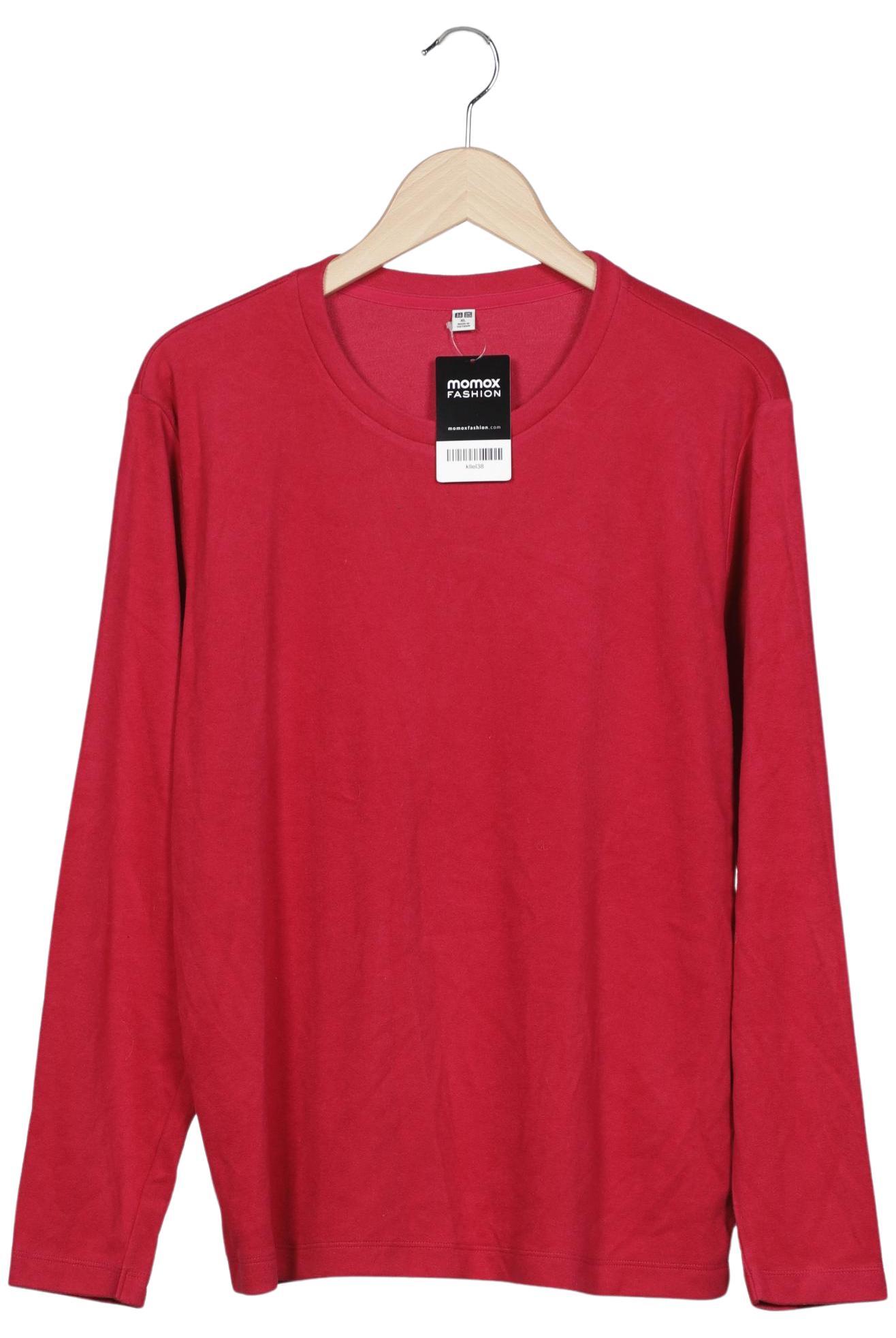 

uniqlo Damen Langarmshirt, rot, Gr. 44