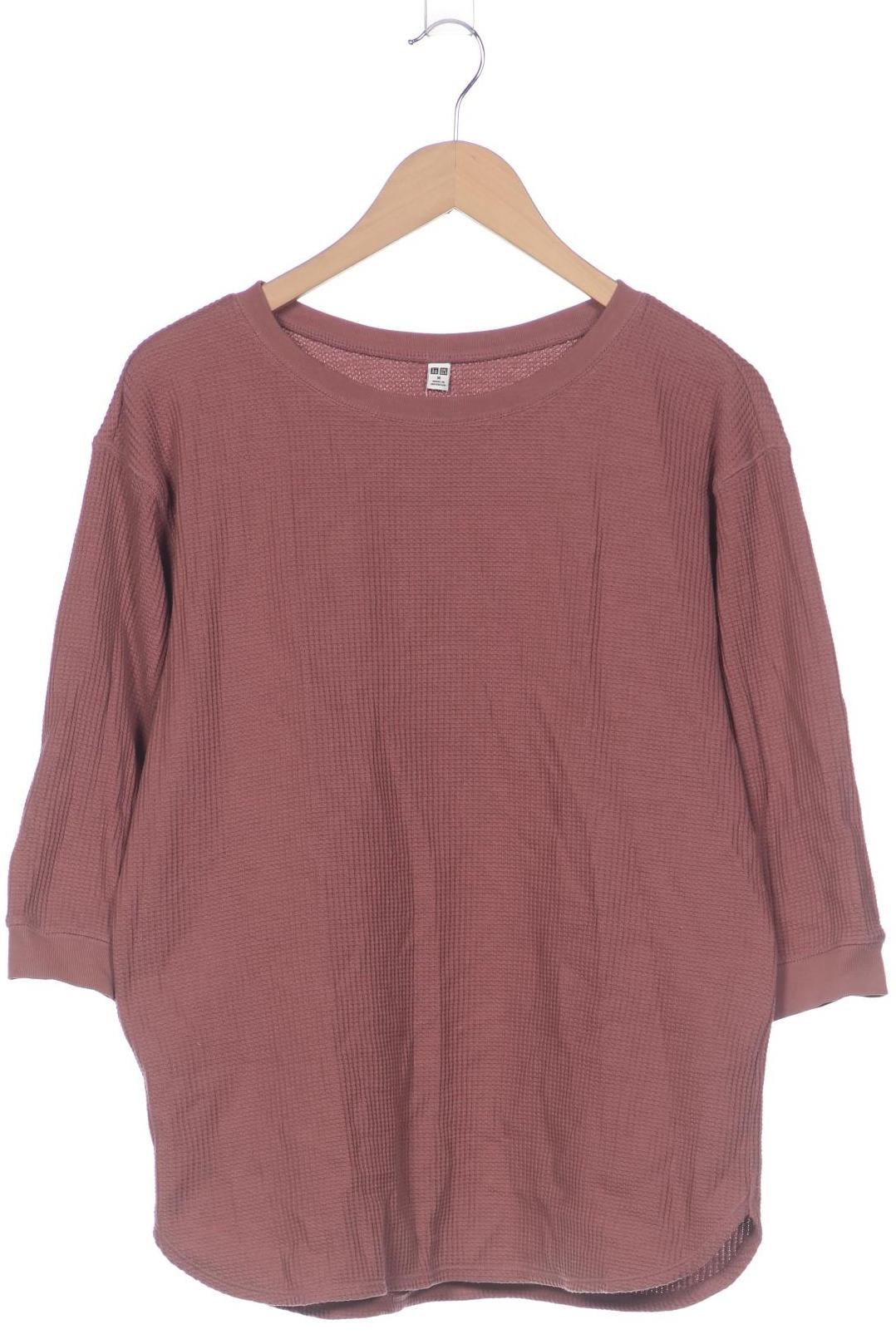 

uniqlo Damen Langarmshirt, pink, Gr. 38