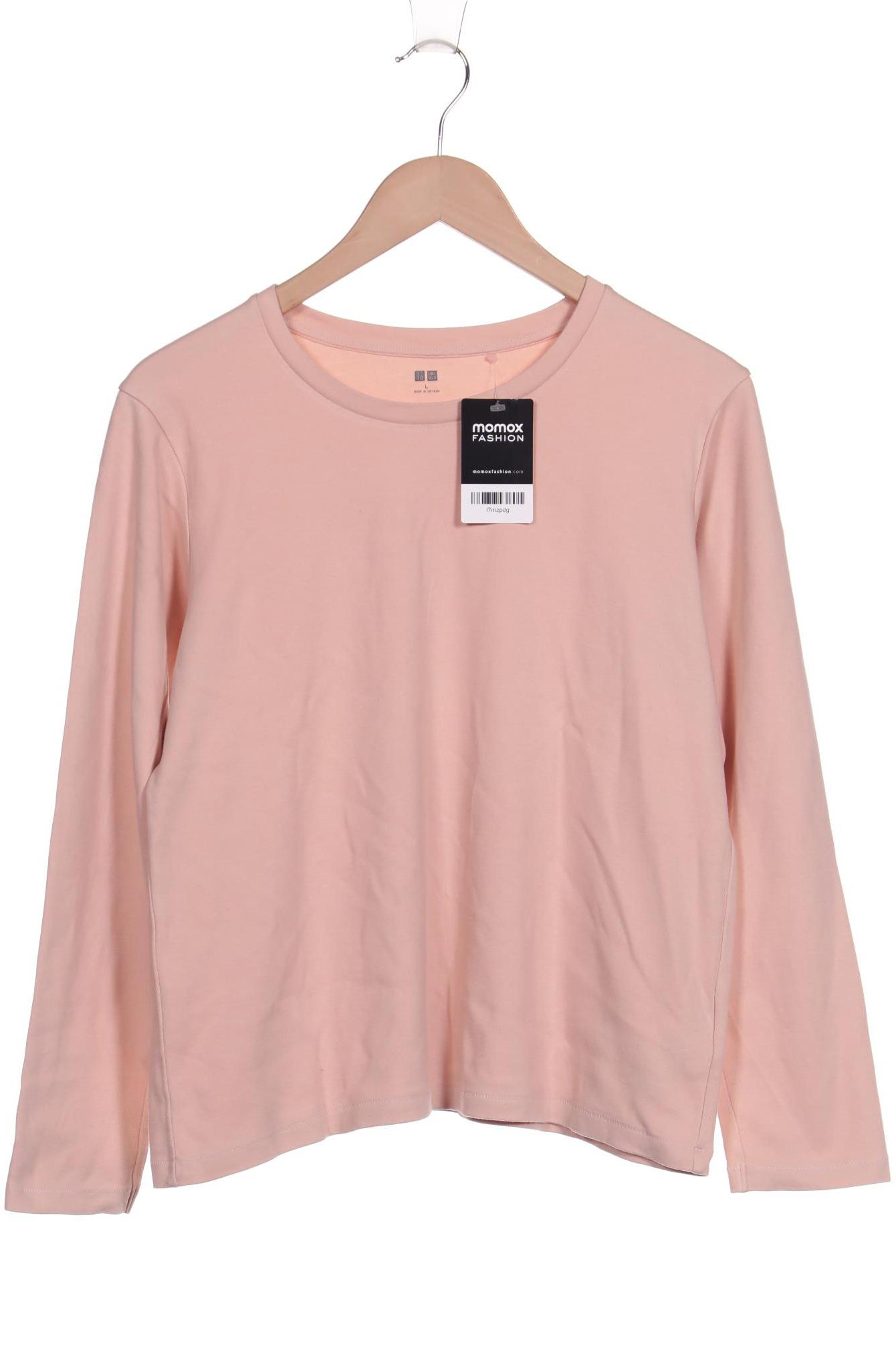 

uniqlo Damen Langarmshirt, orange, Gr. 42