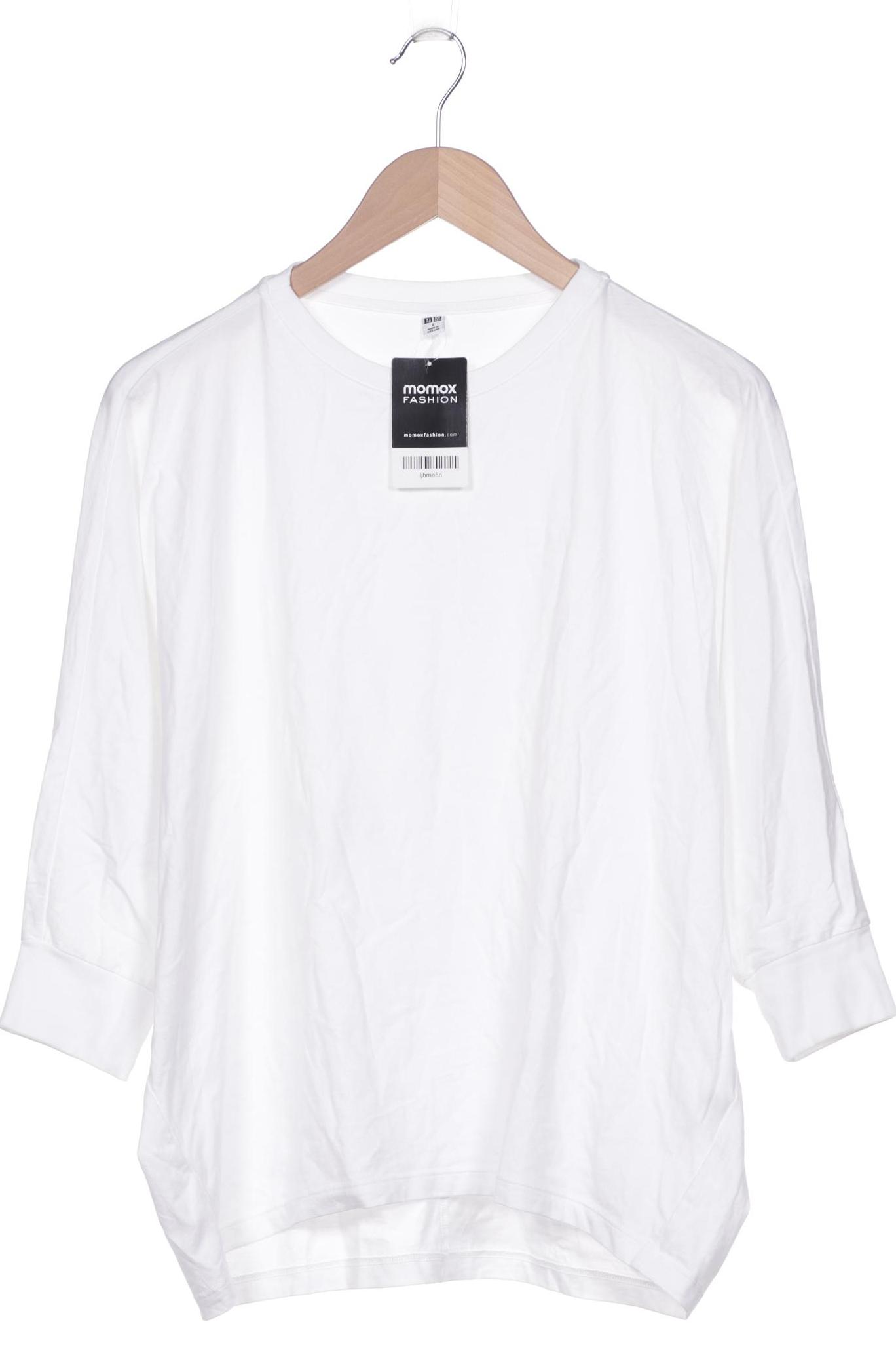 

uniqlo Damen Langarmshirt, weiß