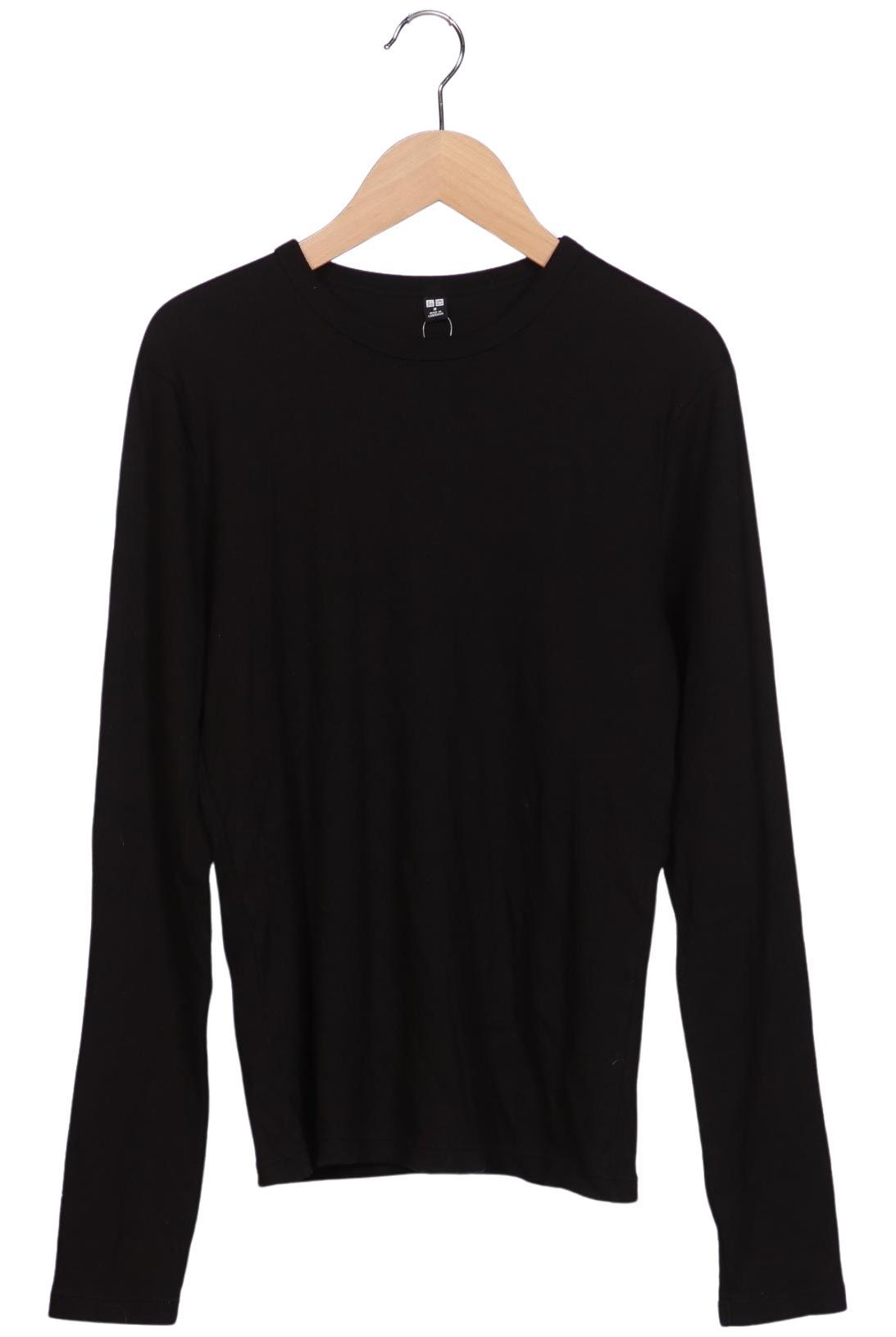 

uniqlo Damen Langarmshirt, schwarz, Gr. 38