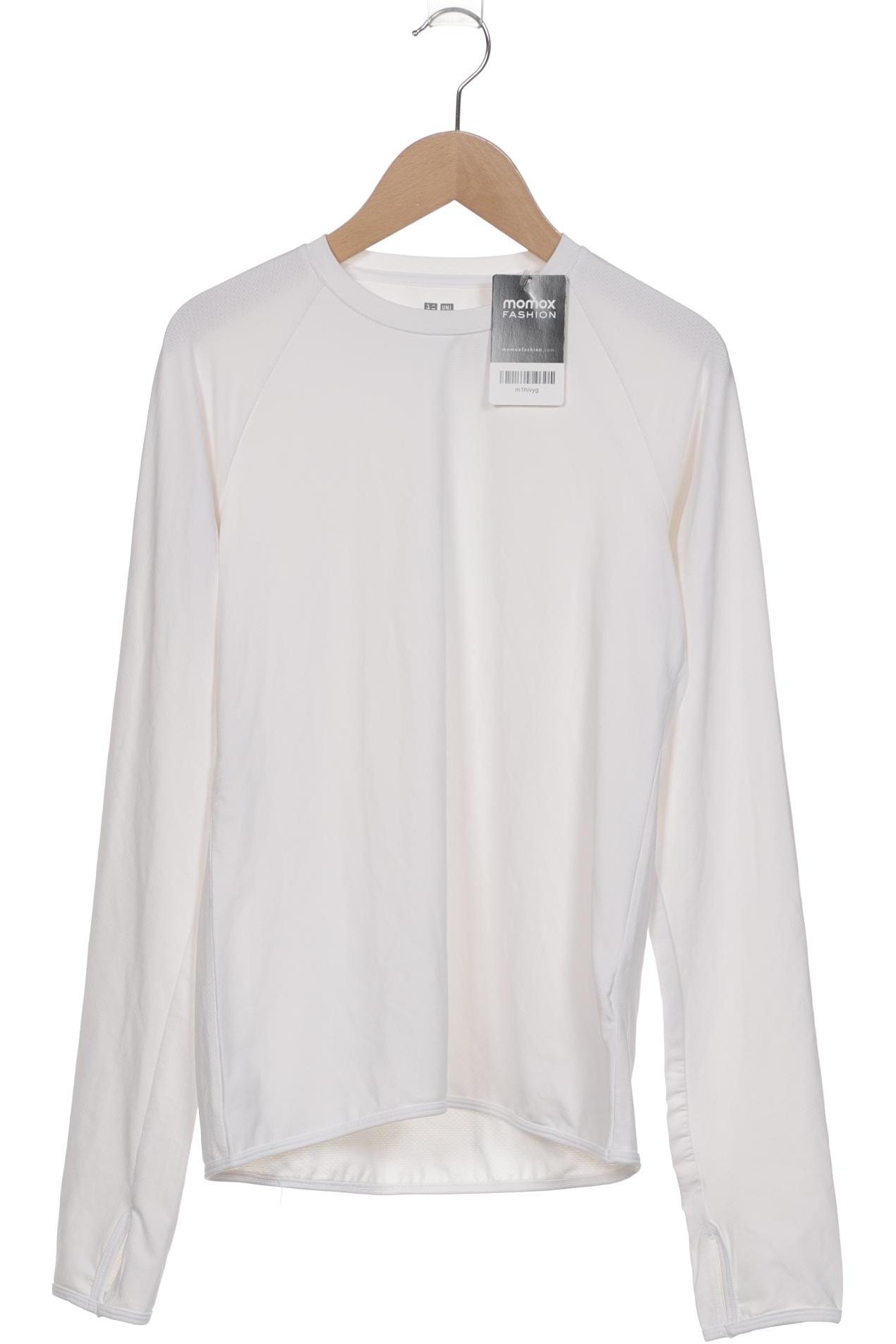 

uniqlo Damen Langarmshirt, weiß, Gr. 36