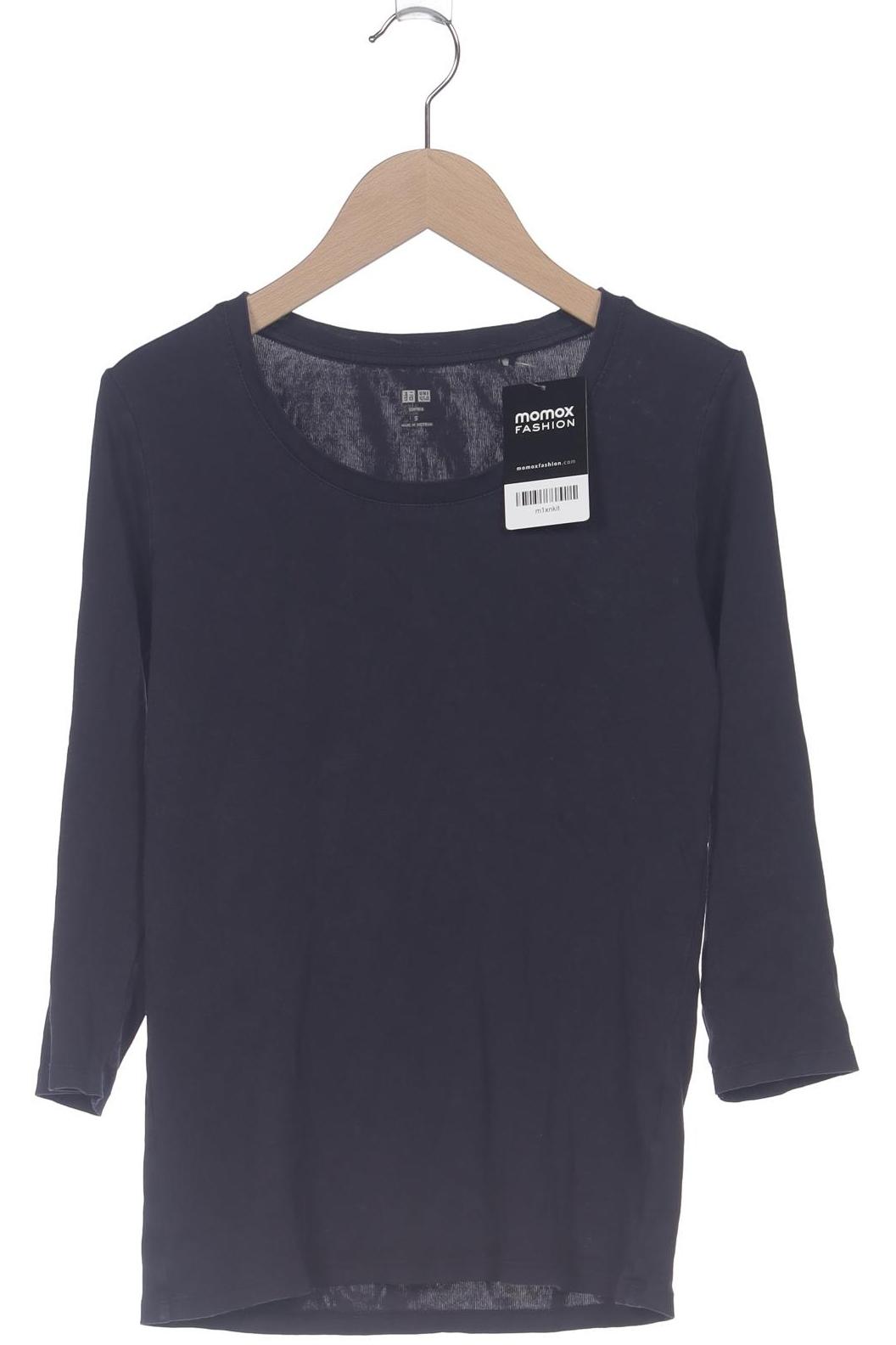 

uniqlo Damen Langarmshirt, marineblau, Gr. 36