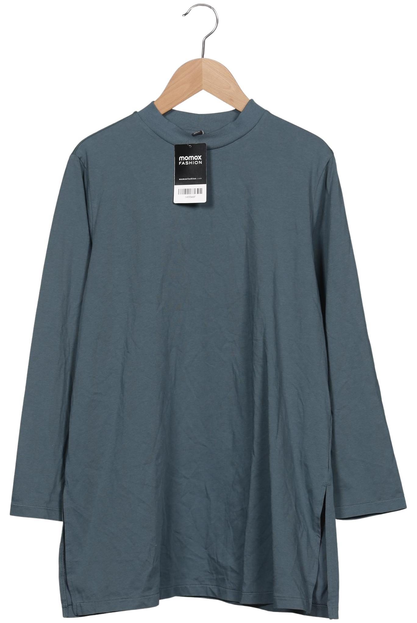 

uniqlo Damen Langarmshirt, blau, Gr. 38