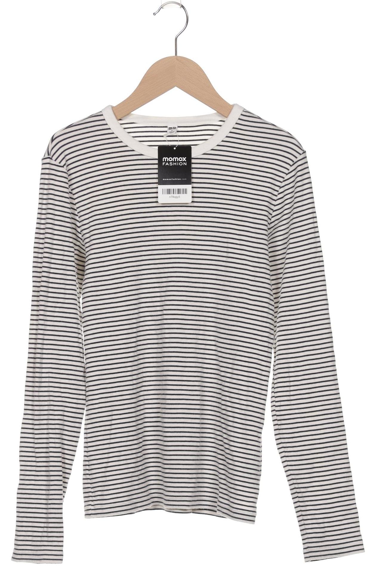 

uniqlo Damen Langarmshirt, weiß, Gr. 36