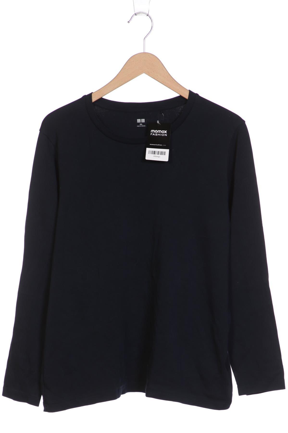 

uniqlo Damen Langarmshirt, marineblau
