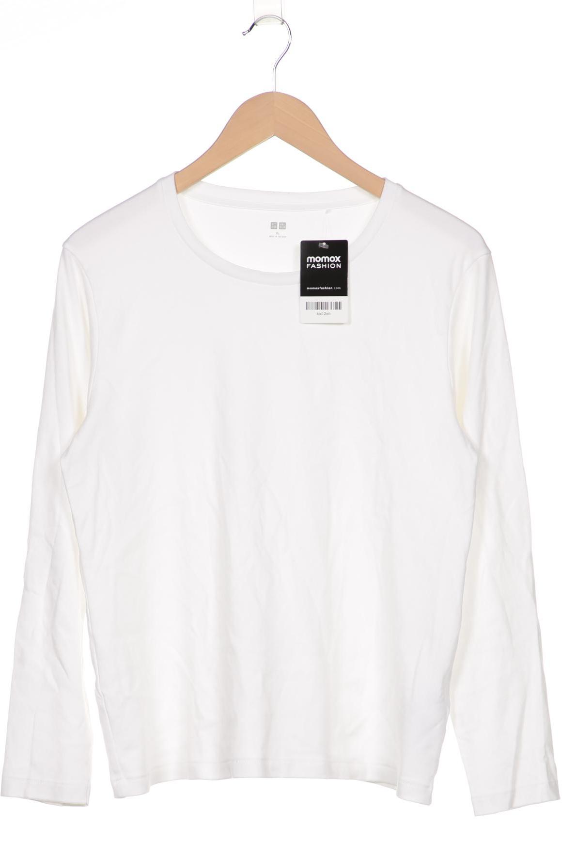 

uniqlo Damen Langarmshirt, weiß, Gr. 44