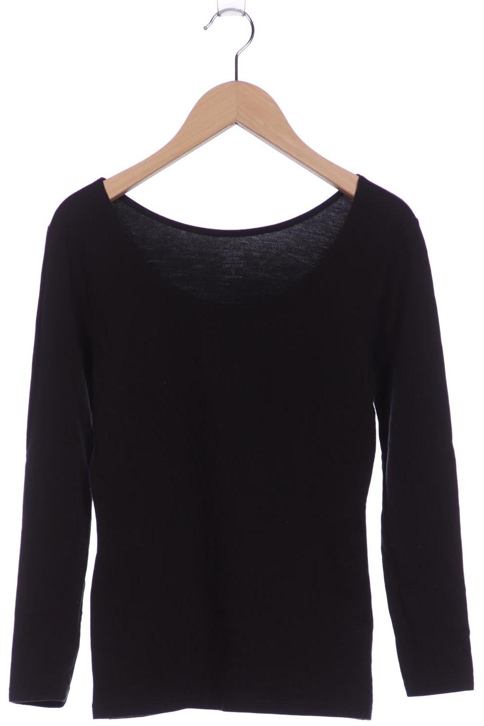 

uniqlo Damen Langarmshirt, schwarz, Gr. 36