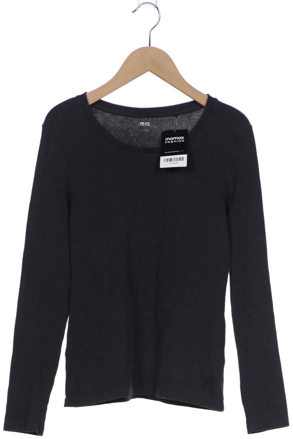

uniqlo Damen Langarmshirt, grau, Gr. 36